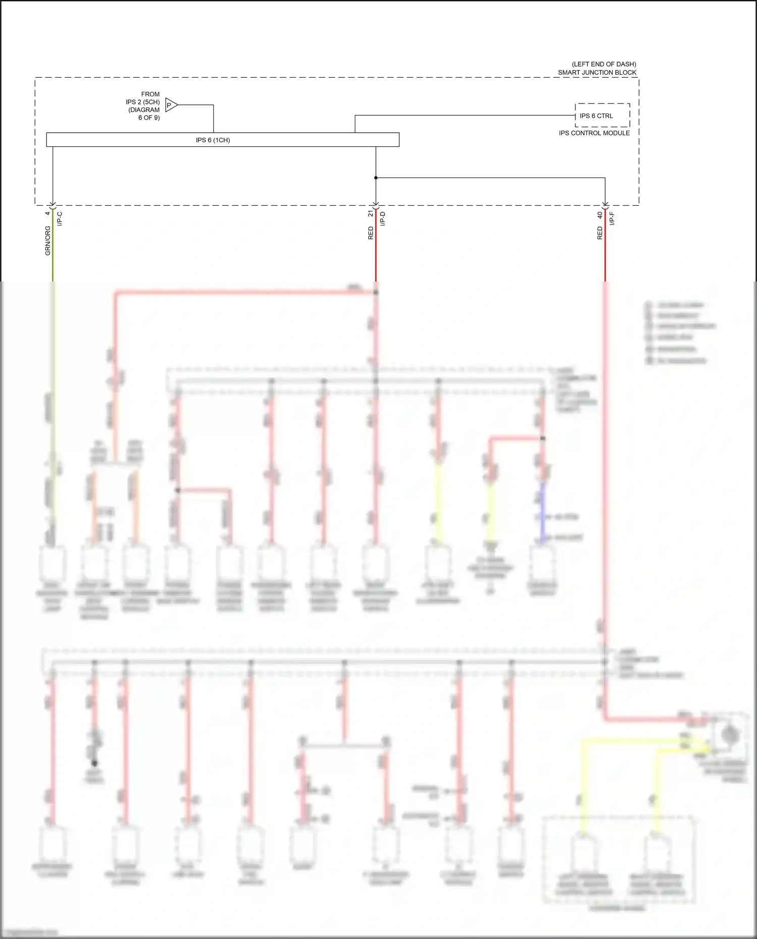 Wiring diagram automatic a/c for Kia Sportage IV (2015-2018) (6 of 8)