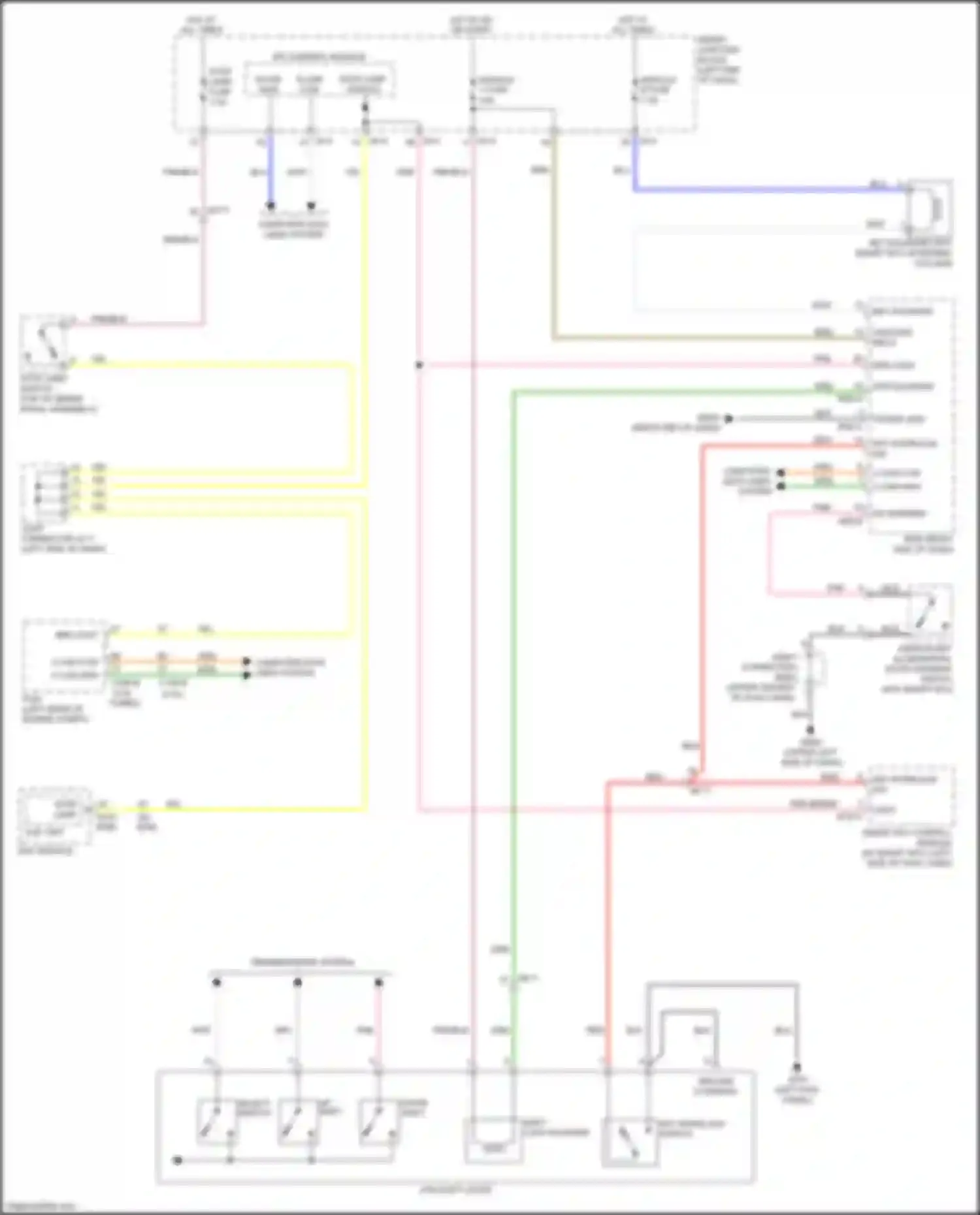 Wiring diagram computer data lines system for Kia Sportage IV (2015-2018) (59 of 79)