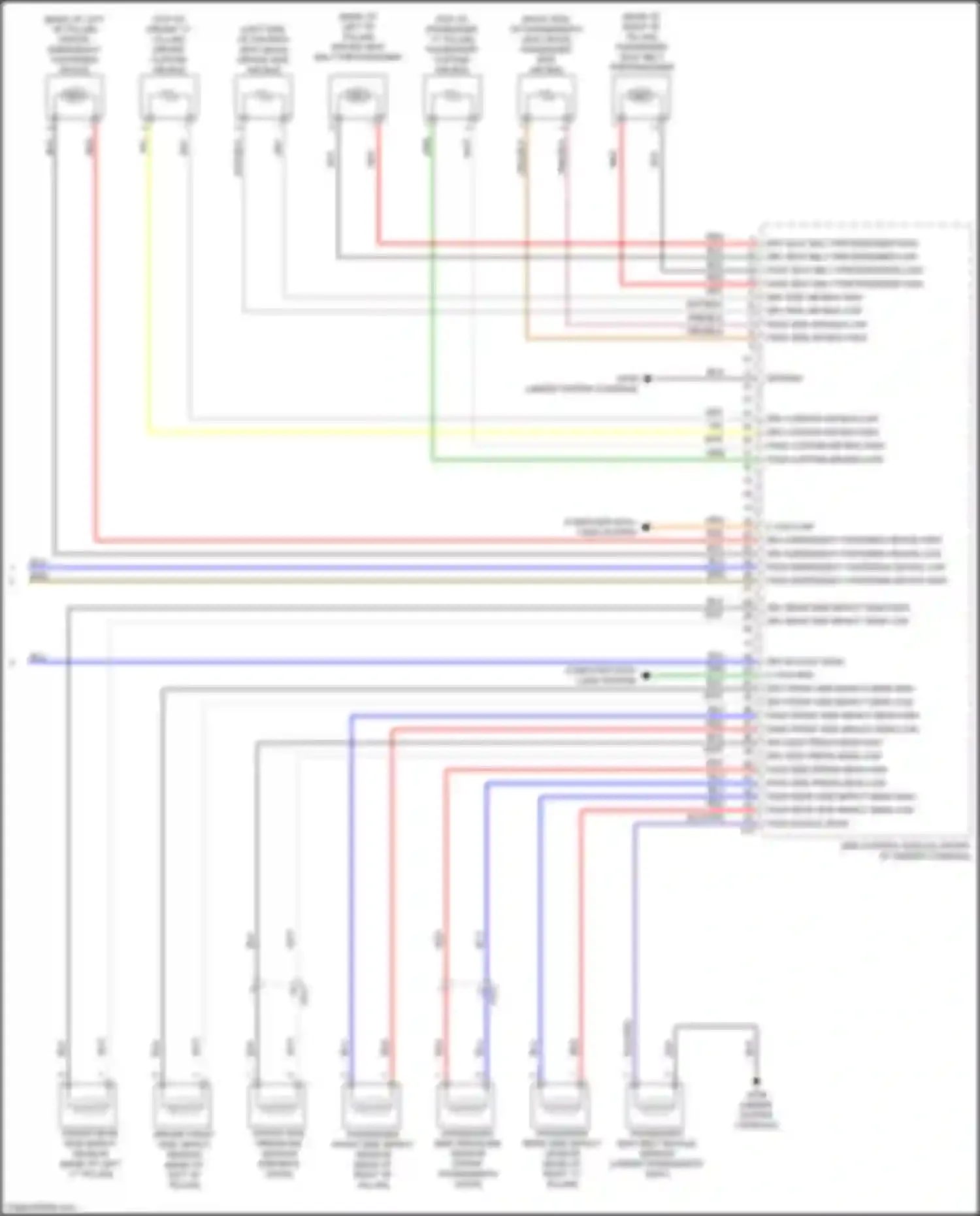Wiring diagram computer data lines system for Kia Sportage IV (2015-2018) (70 of 79)