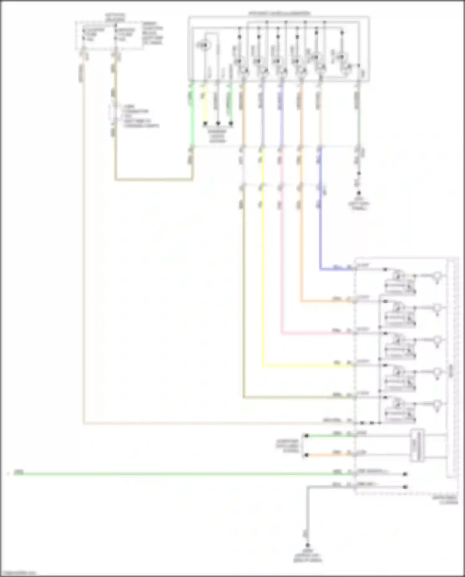 Wiring diagram computer data lines system for Kia Sportage IV (2015-2018) (36 of 79)