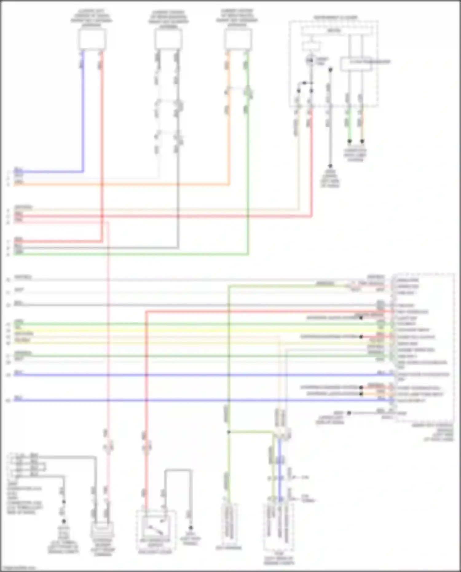 Wiring diagram computer data lines system for Kia Sportage IV (2015-2018) (17 of 79)