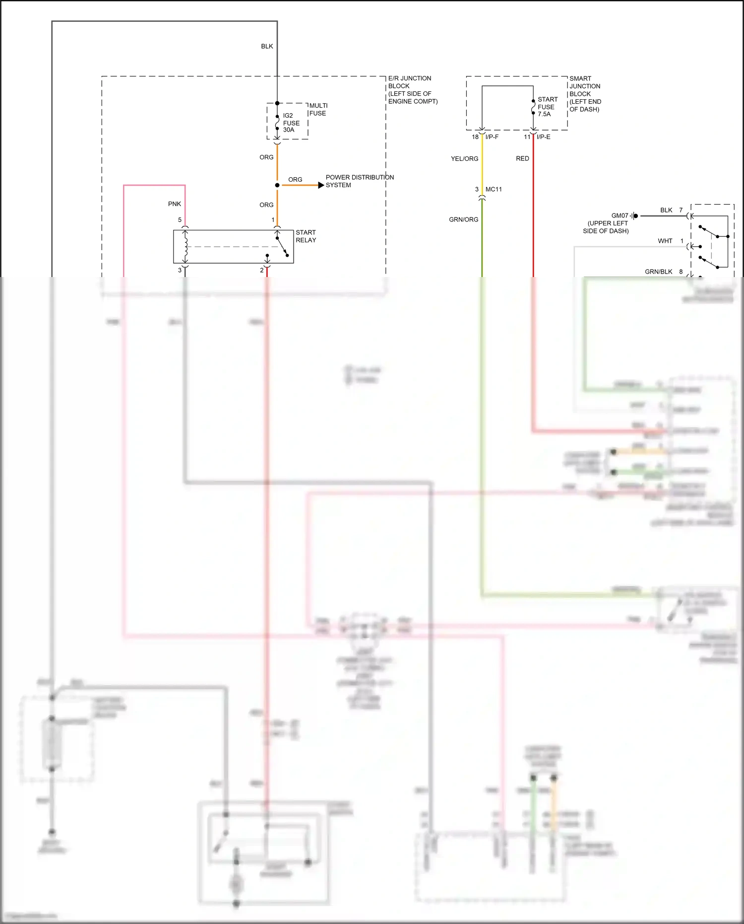 Wiring diagram i/p-e for Kia Sportage IV (2015-2018) (10 of 39)