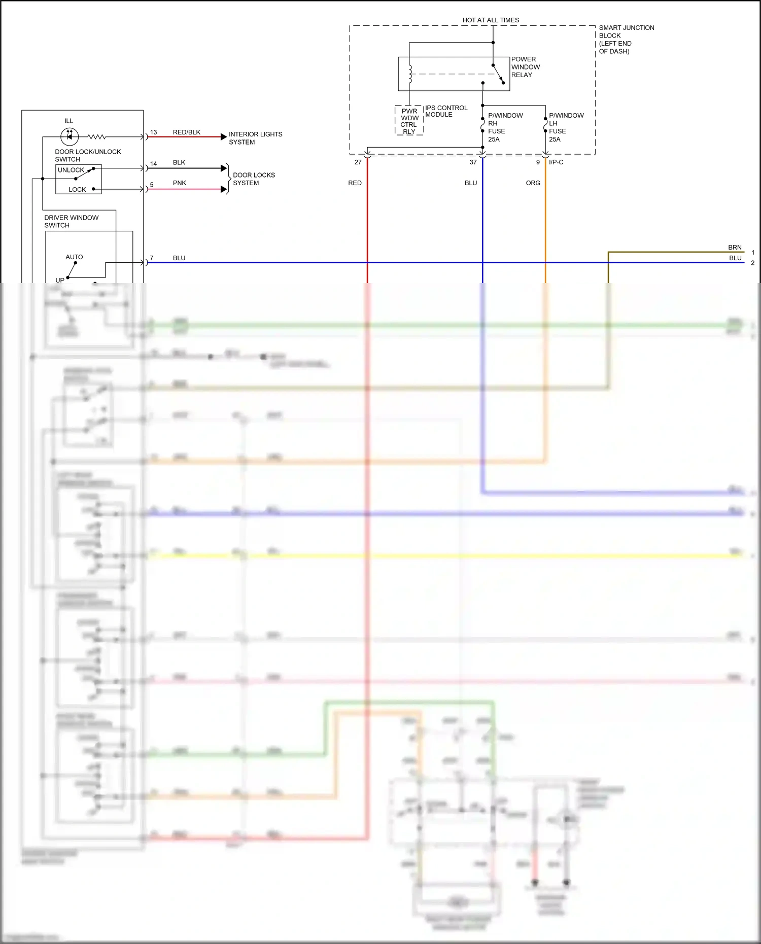 Wiring diagram ips control module for Kia Sportage IV (2015-2018) (19 of 32)