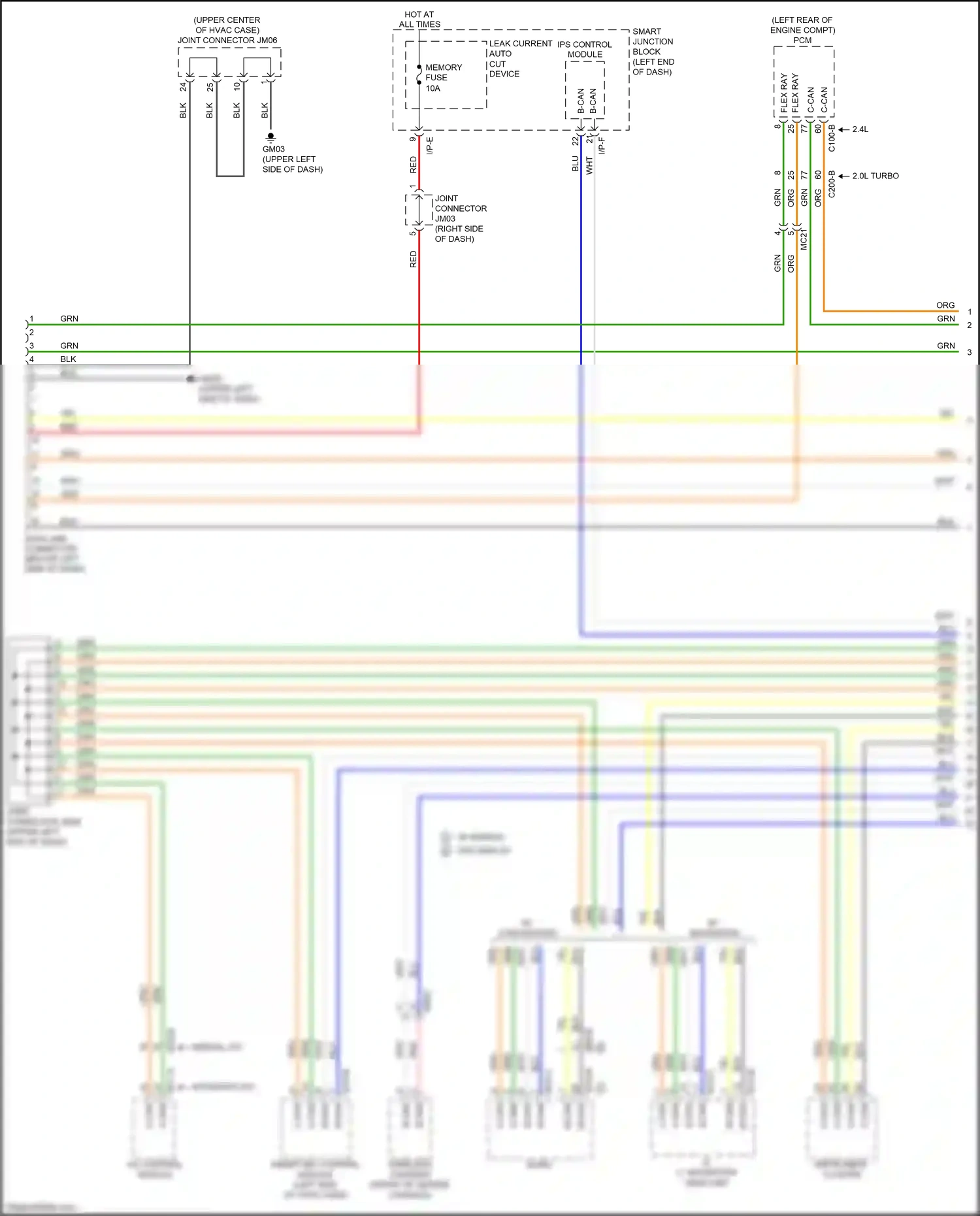 Wiring diagram ips control module for Kia Sportage IV (2015-2018) (1 of 32)