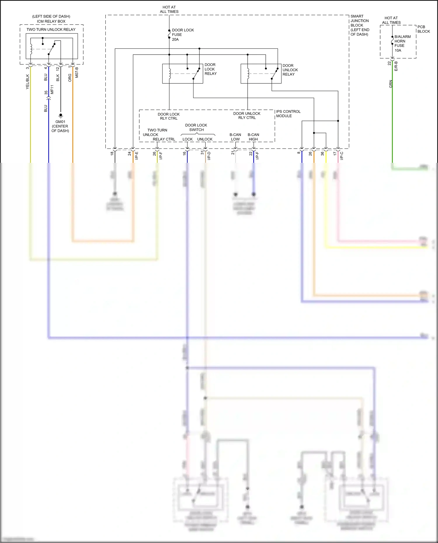 Wiring diagram ips control module for Kia Sportage IV (2015-2018) (6 of 32)