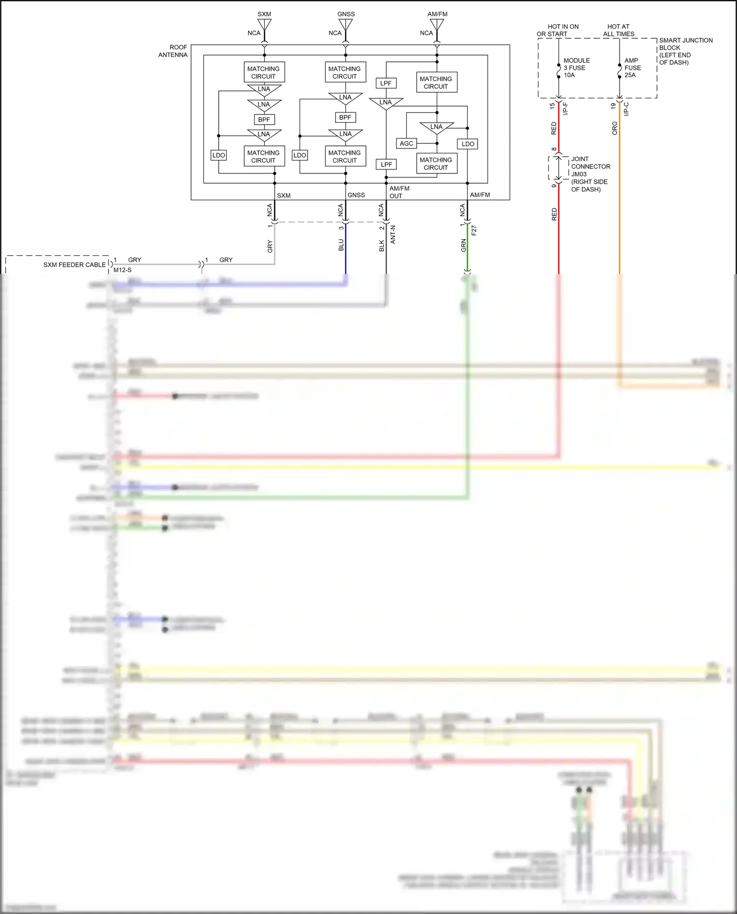 Wiring diagram on/start input for Kia Sportage IV (2015-2018) (10 of 29)