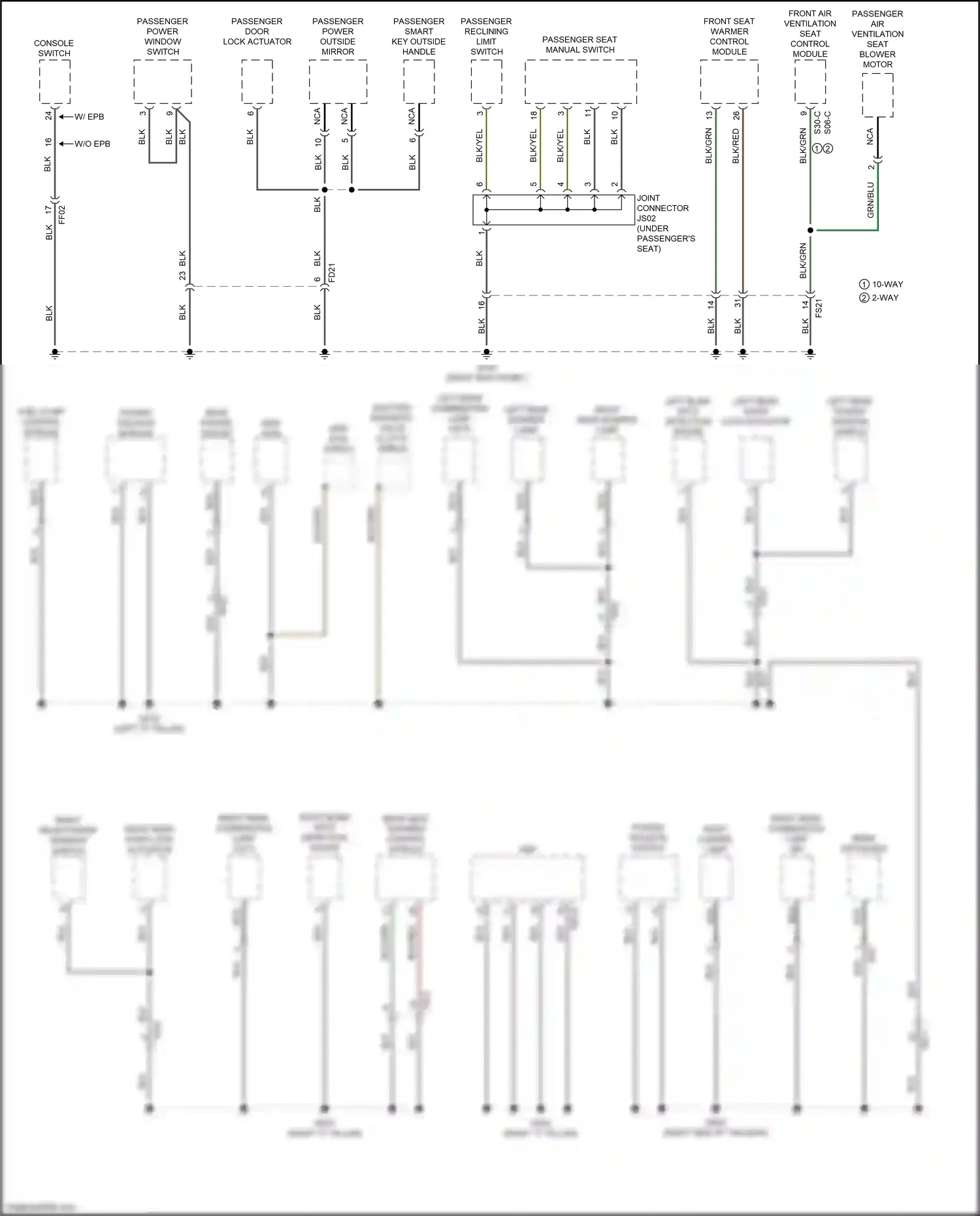 Wiring diagram power tailgate module for Kia Sportage IV (2015-2018) (3 of 4)