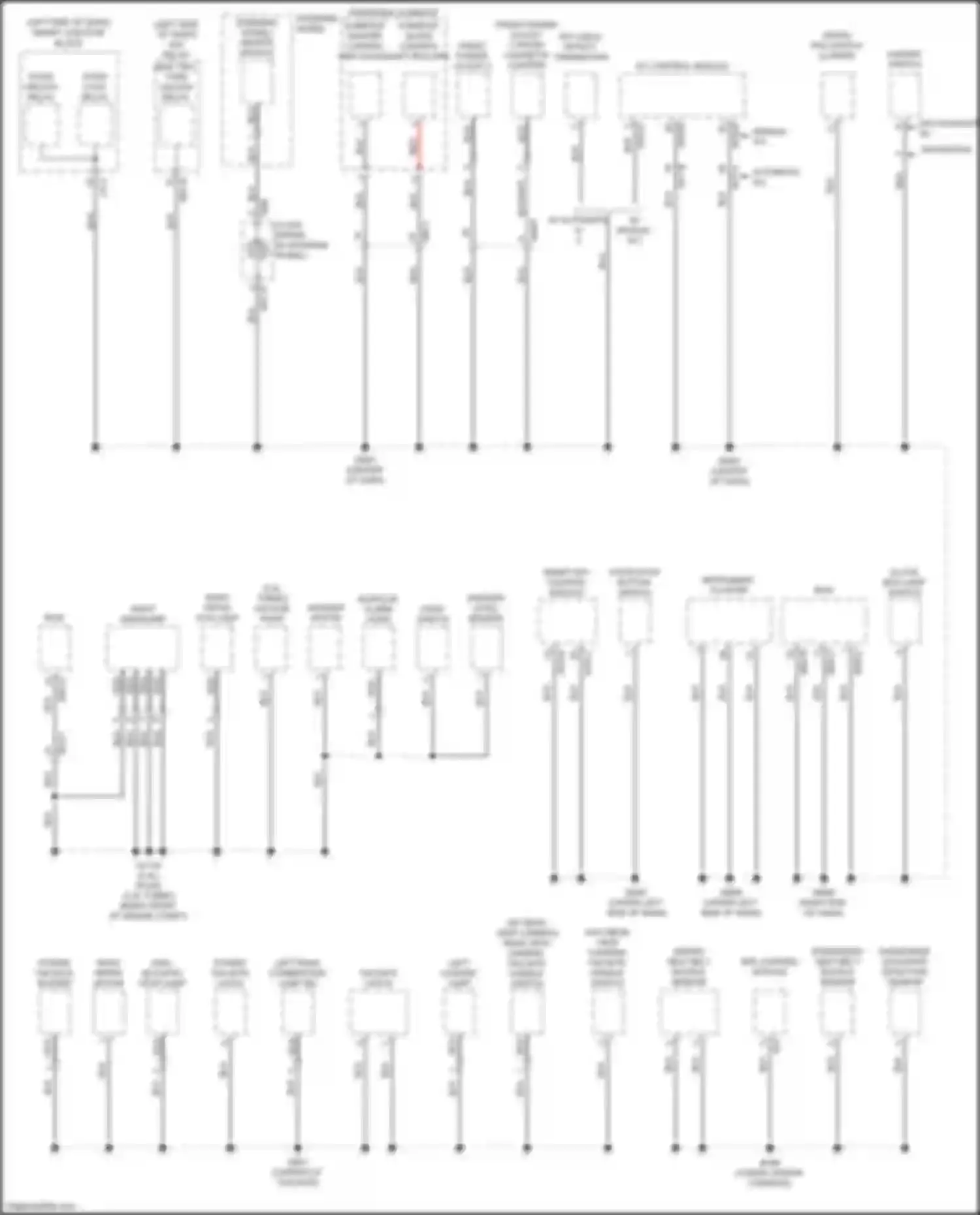 Wiring diagram rear view camera, tailgate handle switch for Kia Sportage IV (2015-2018) (2 of 10)