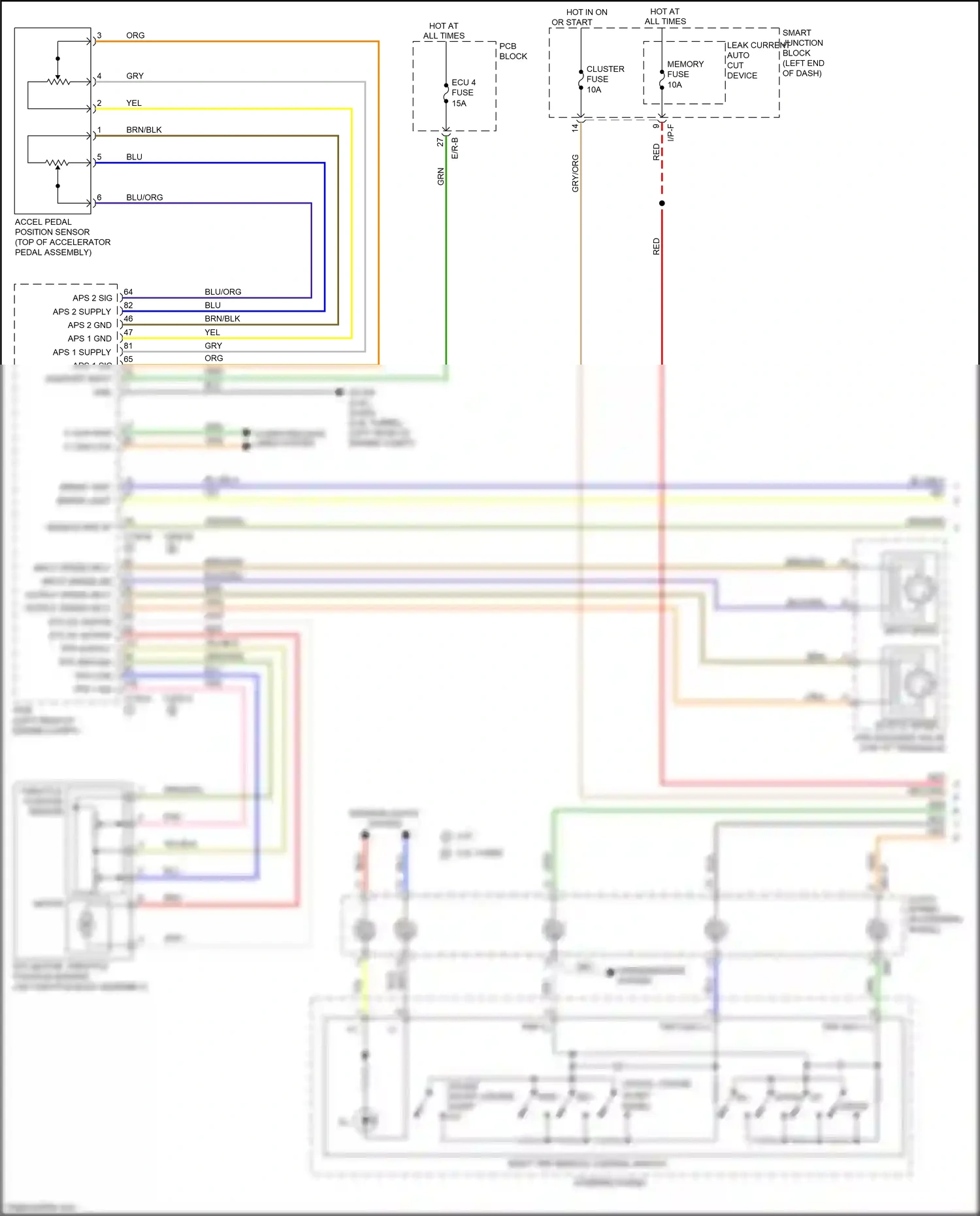Wiring diagram transmissions system for Kia Sportage IV (2015-2018) (1 of 8)