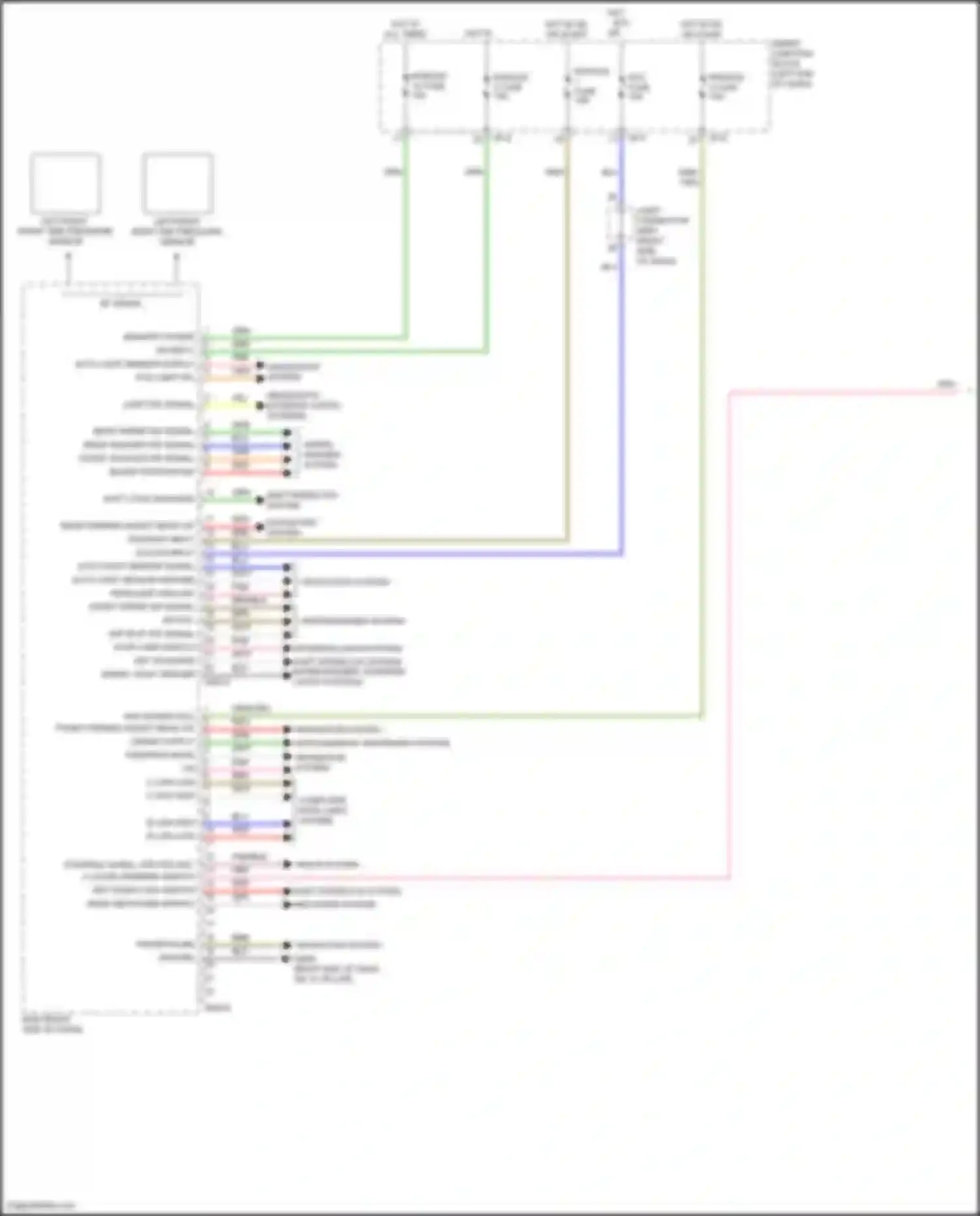 Sportage Kia V (2021-2024): Body control module circuit (1 of 2)