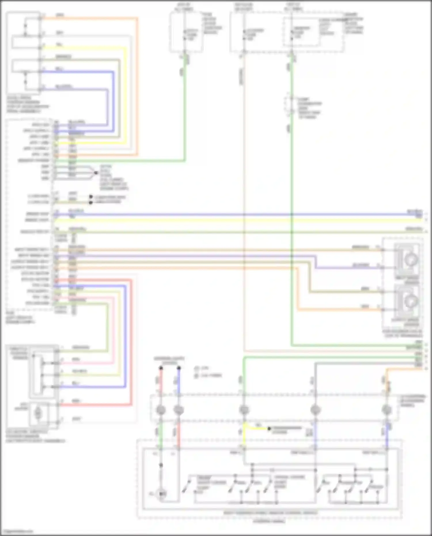 Sportage Kia V (2021-2024): Cruise control circuit (1 of 2)