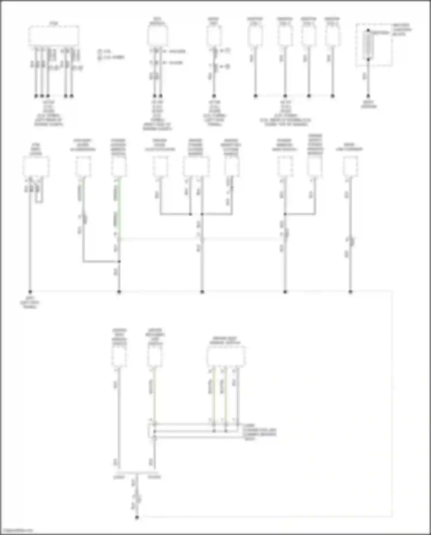 Sportage Kia V (2021-2024): Ground distribution circuit (4 of 5)