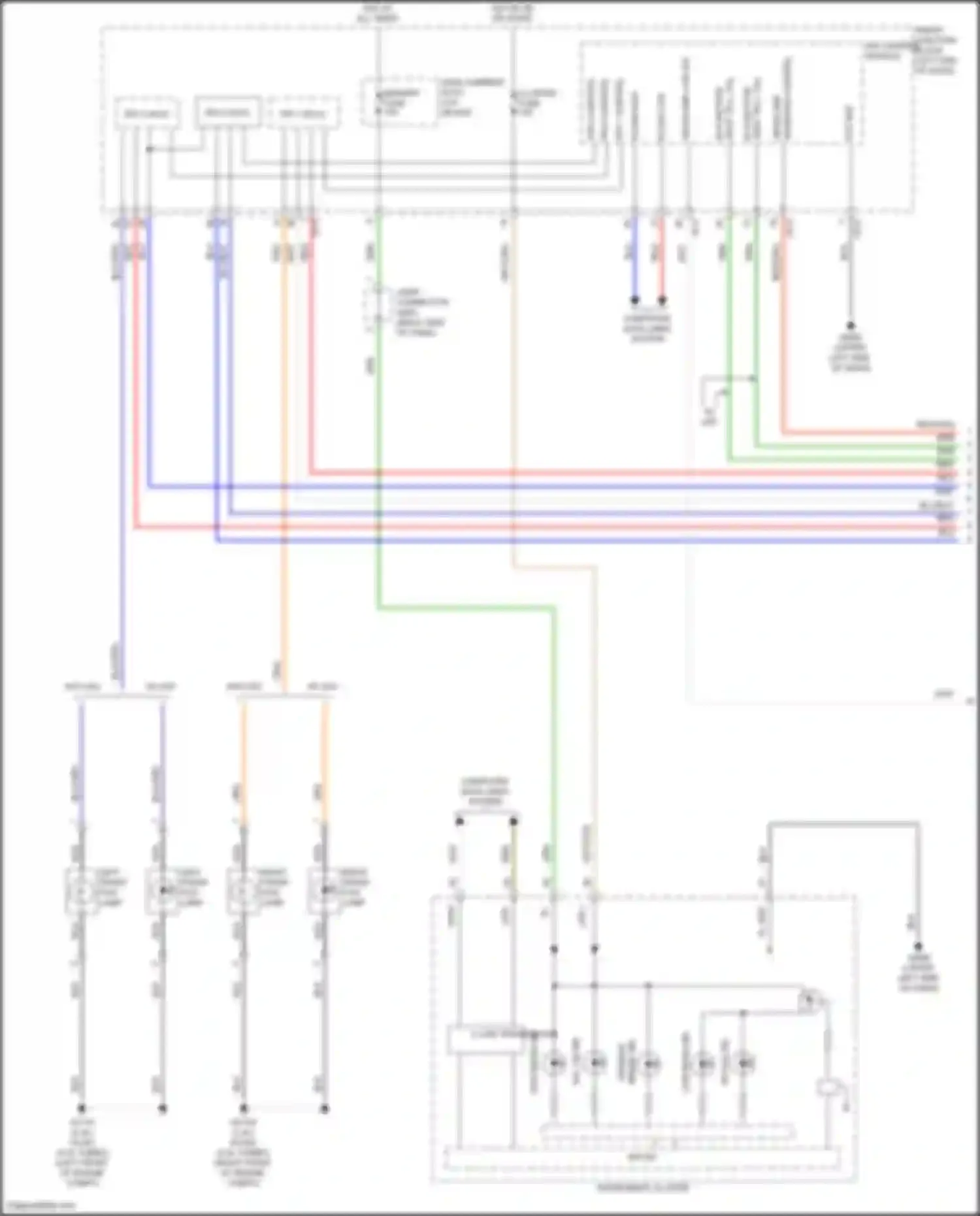 Sportage Kia V (2021-2024): Headlights circuit (1 of 3)
