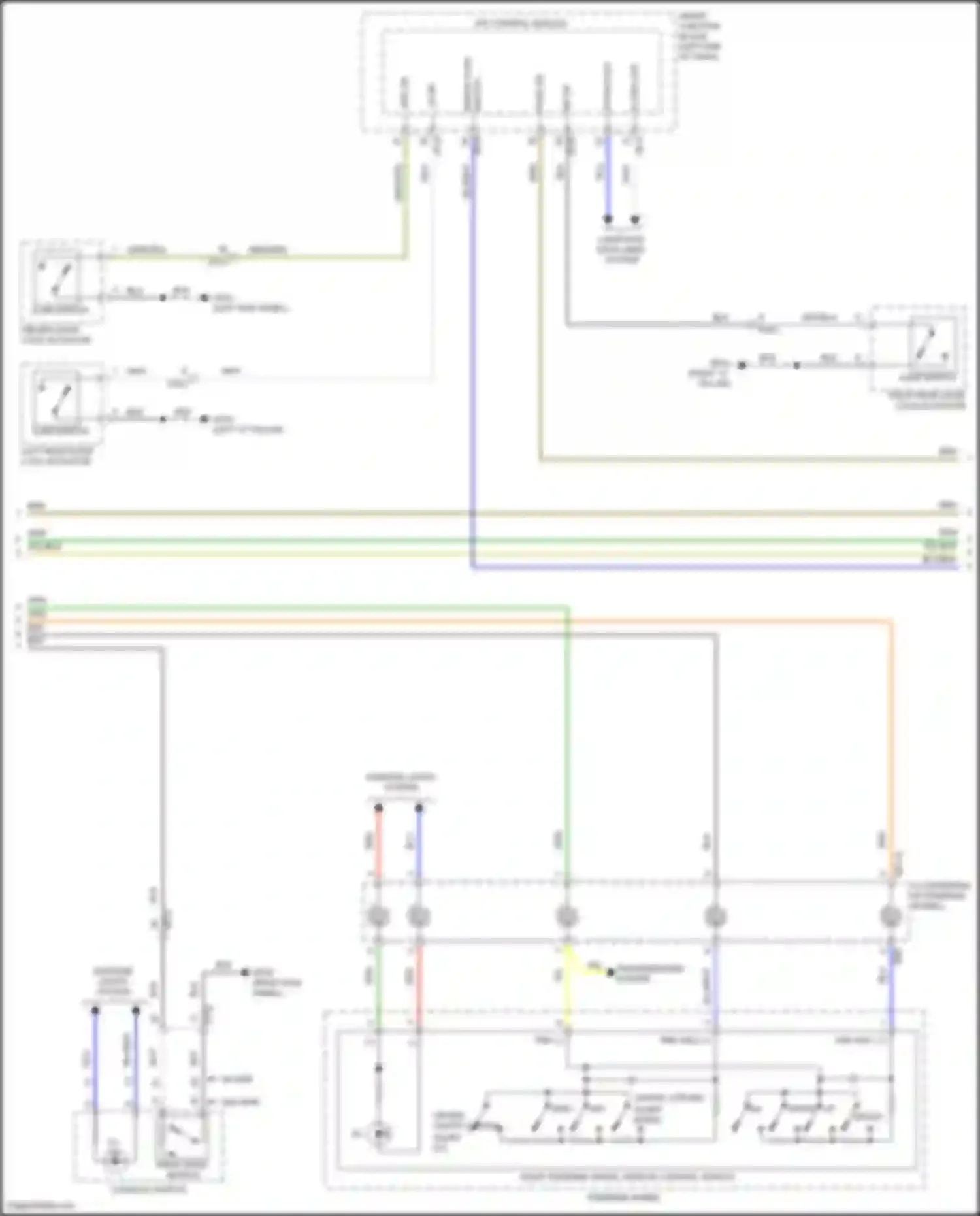 Sportage Kia V (2021-2024): Instrument cluster circuit, w/ supervision (2 of 3)