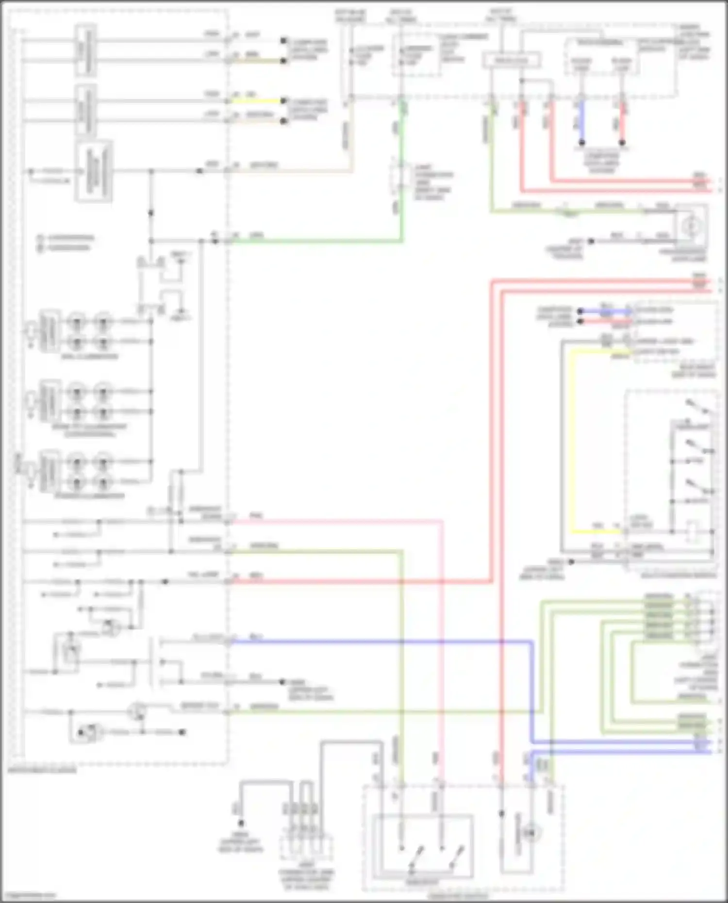 Sportage Kia V (2021-2024): Instrument illumination circuit (1 of 3)