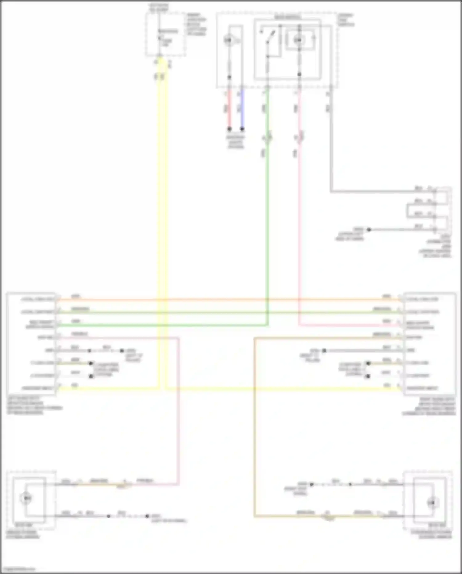 Sportage Kia V (2021-2024): Blind spot information system circuit