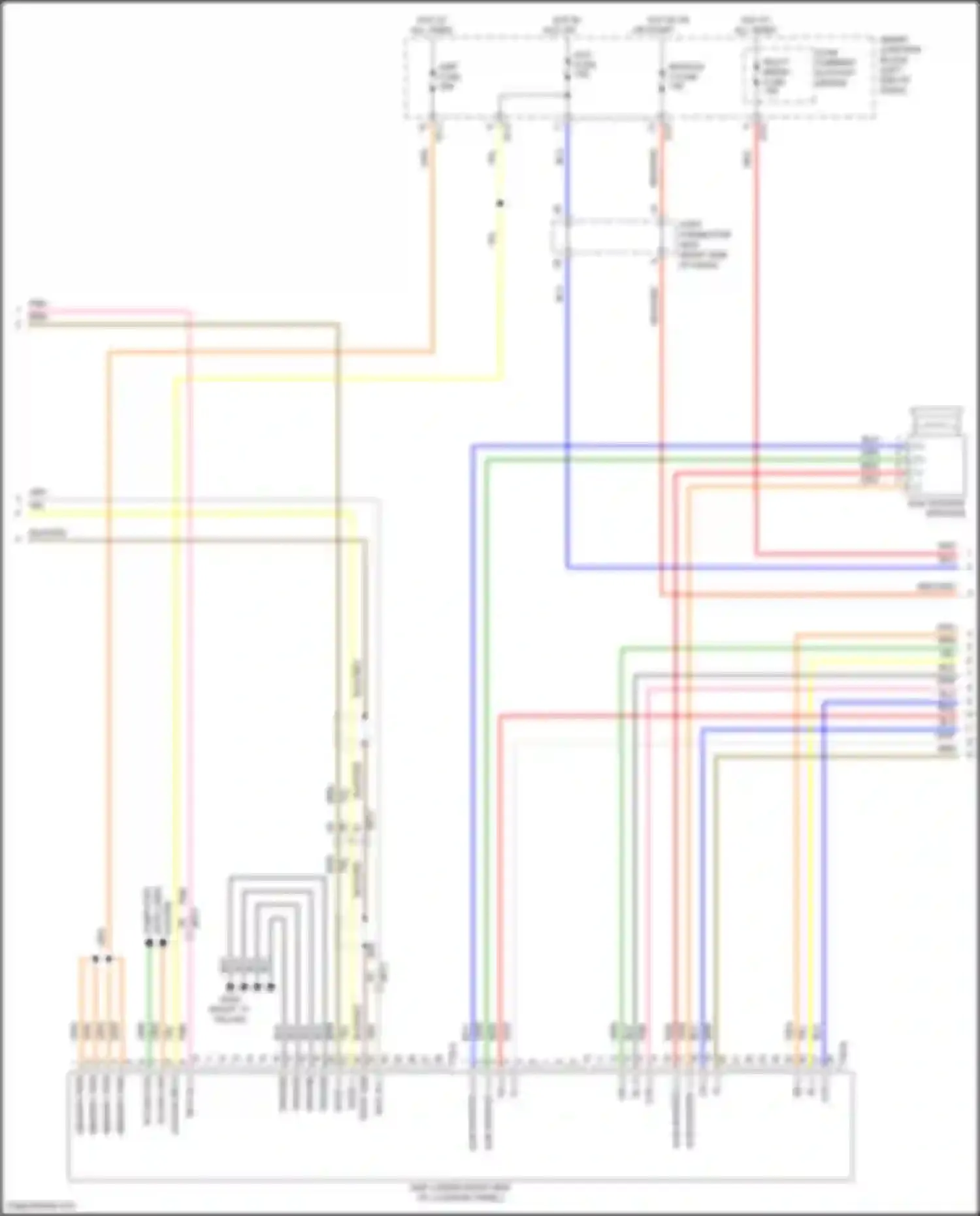 Sportage Kia V (2021-2024): Navigation circuit, w/ amplifier (2 of 4)