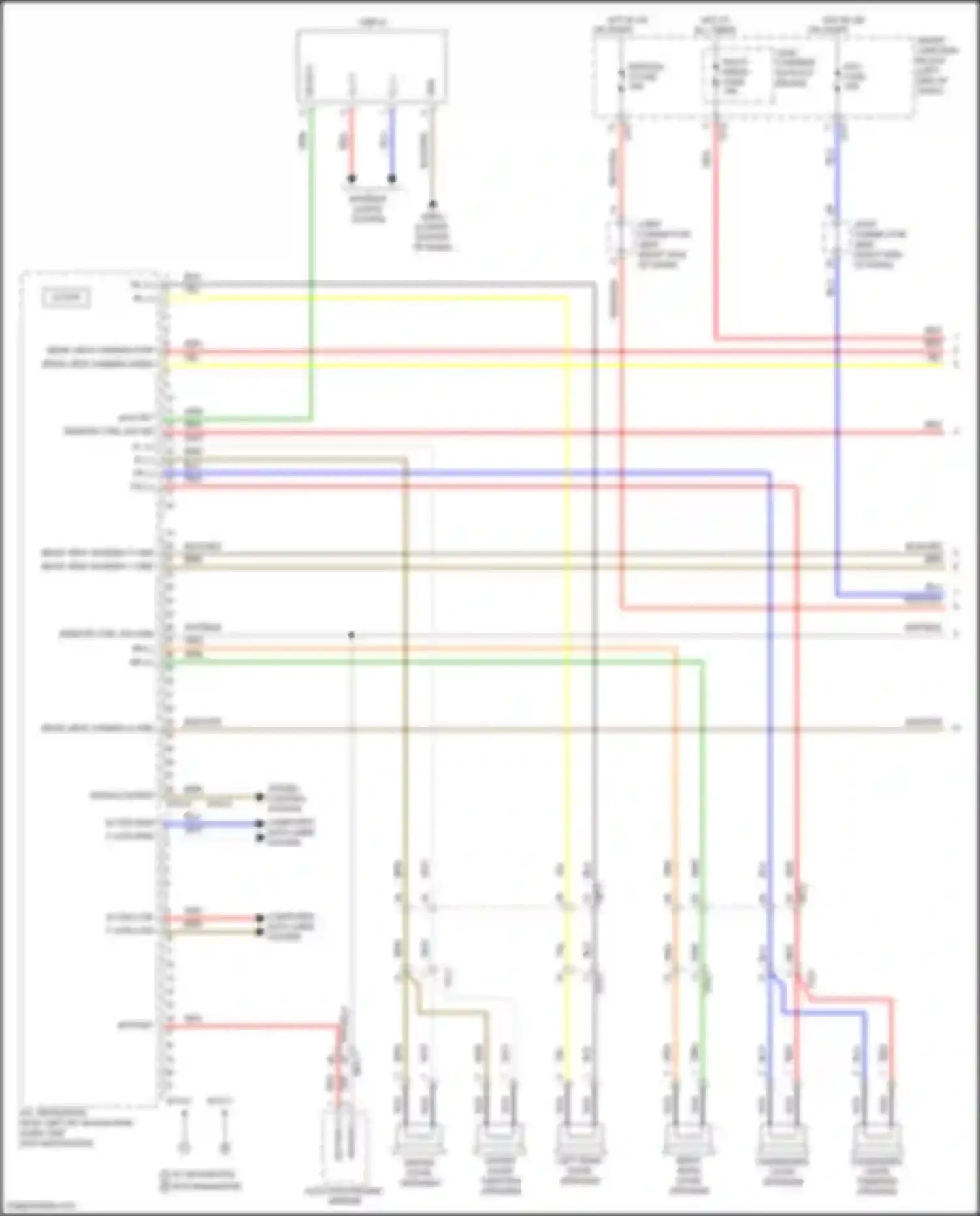 Sportage Kia V (2021-2024): Navigation circuit, w/o amplifier (1 of 3)
