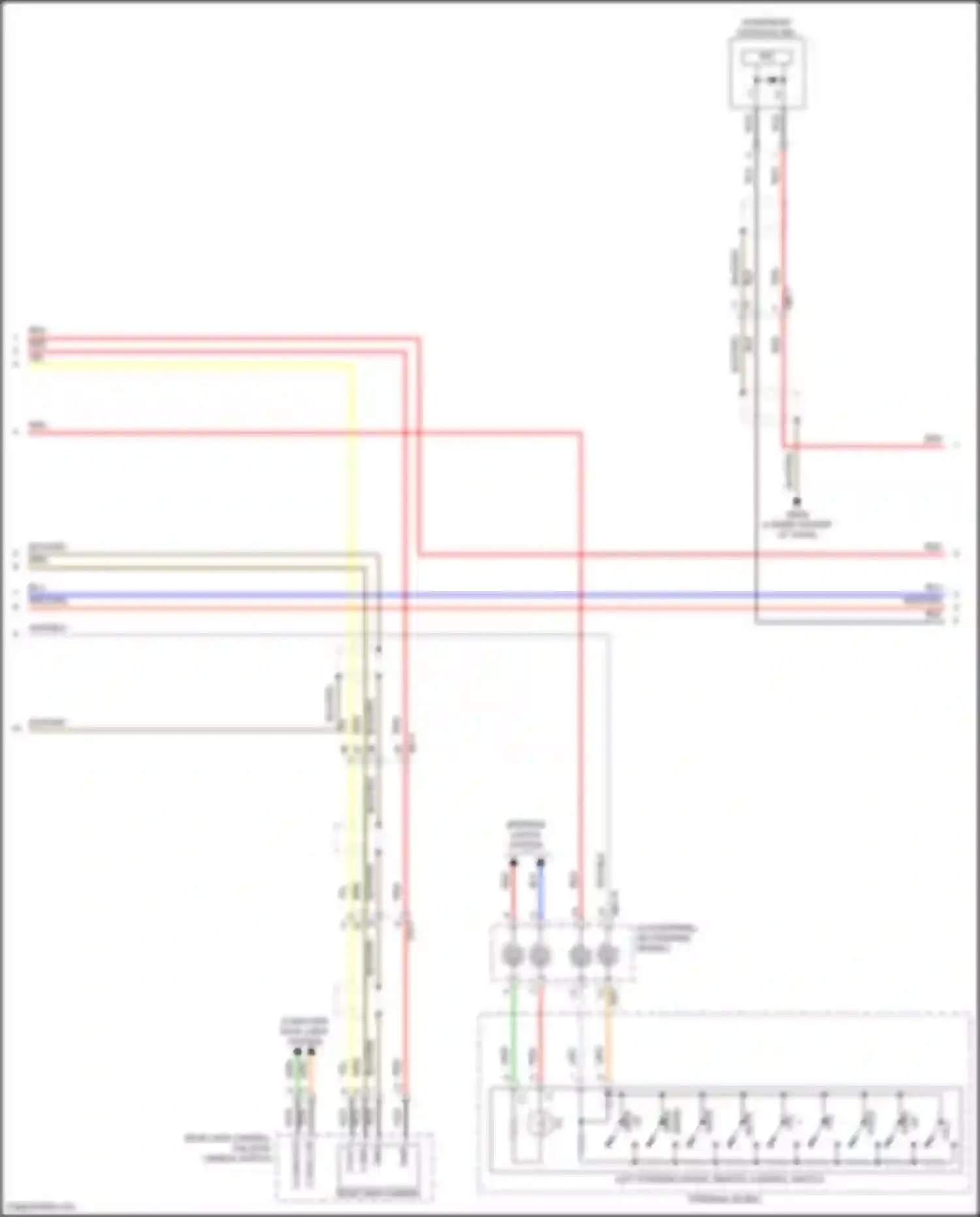 Sportage Kia V (2021-2024): Navigation circuit, w/o amplifier (2 of 3)