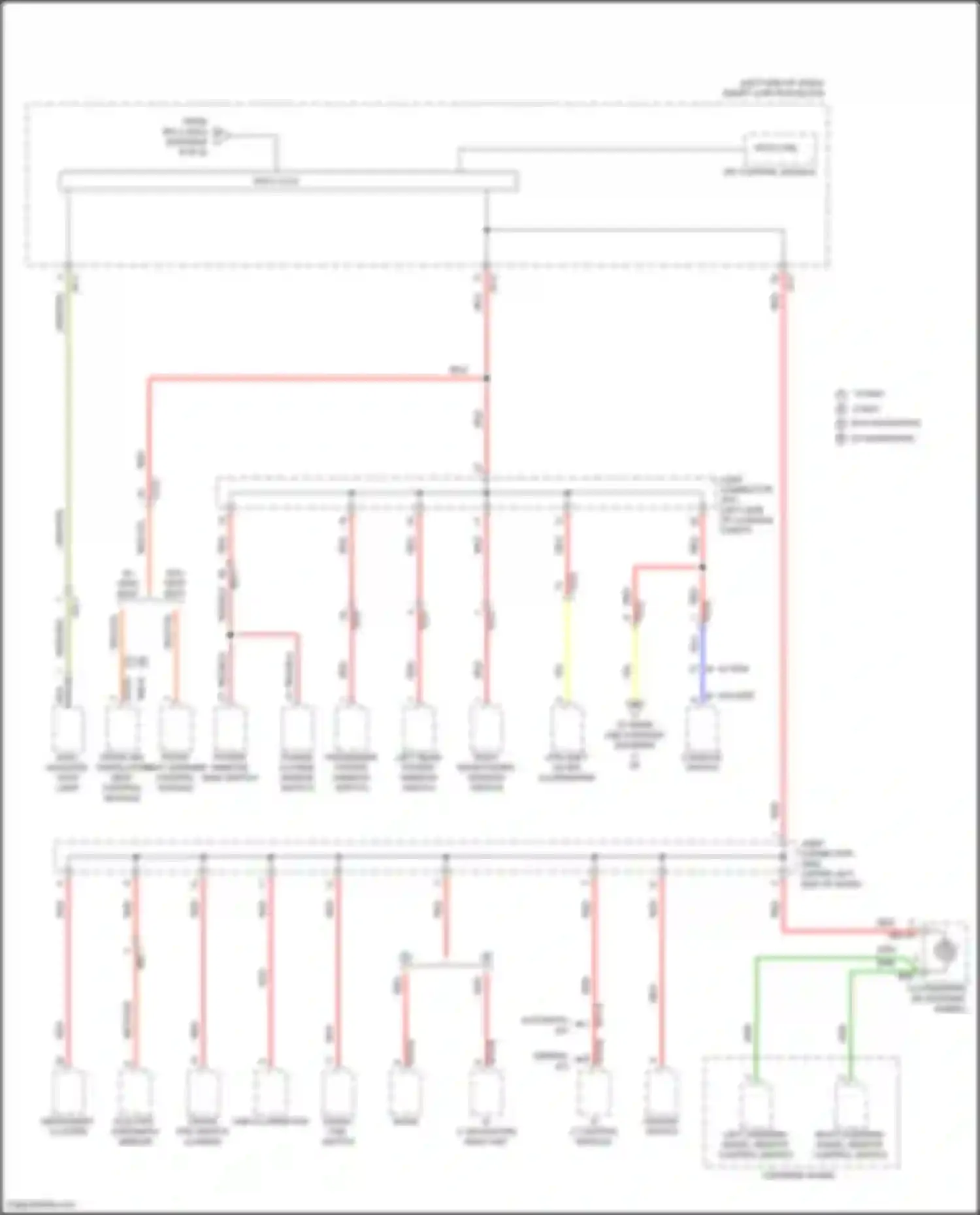 Sportage Kia V (2021-2024): Power distribution circuit (7 of 9)