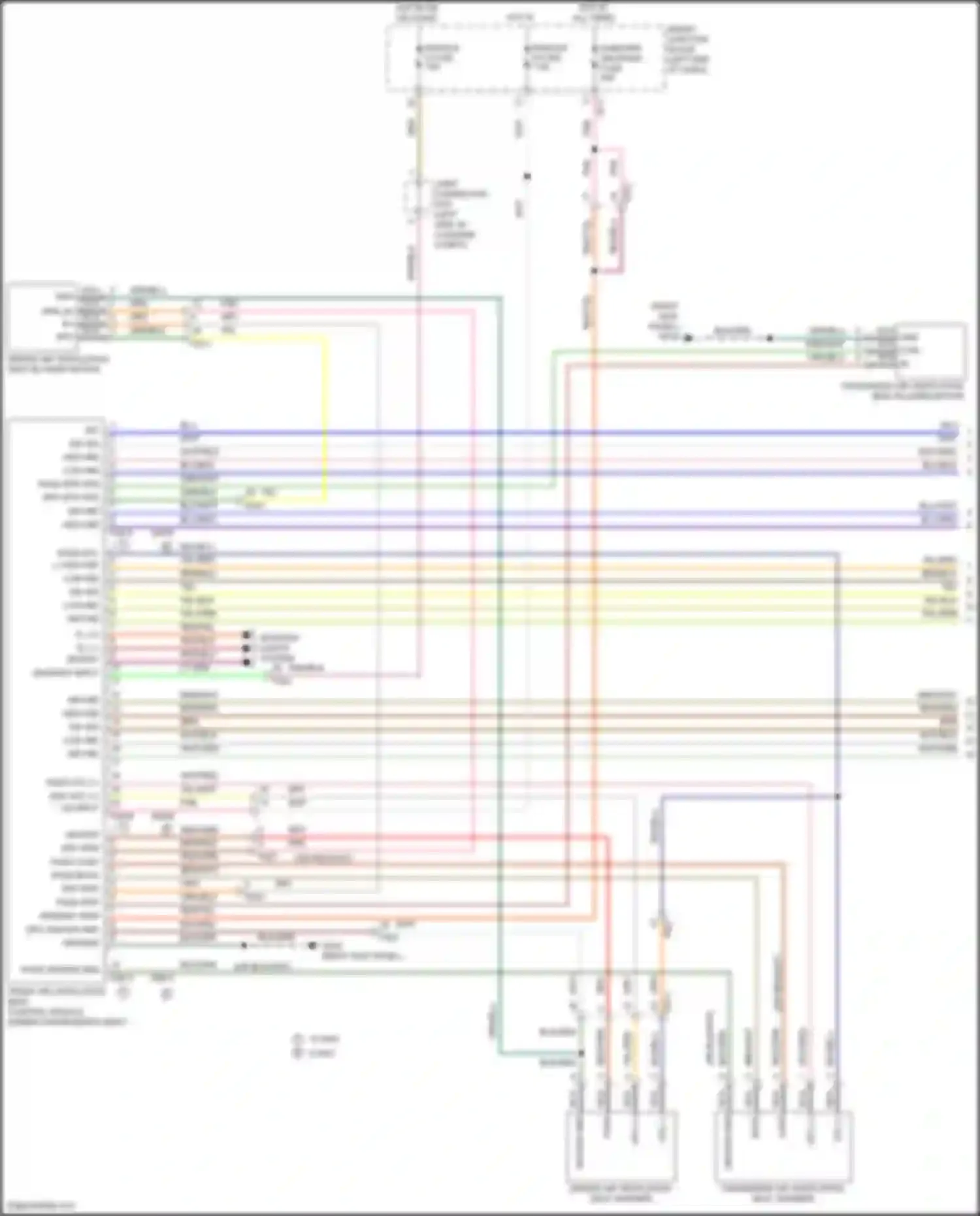 Sportage Kia V (2021-2024): Seat ventilation circuit (1 of 2)