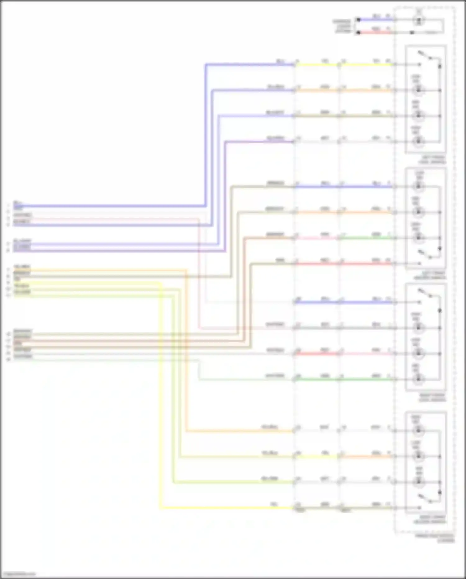 Sportage Kia V (2021-2024): Seat ventilation circuit (2 of 2)