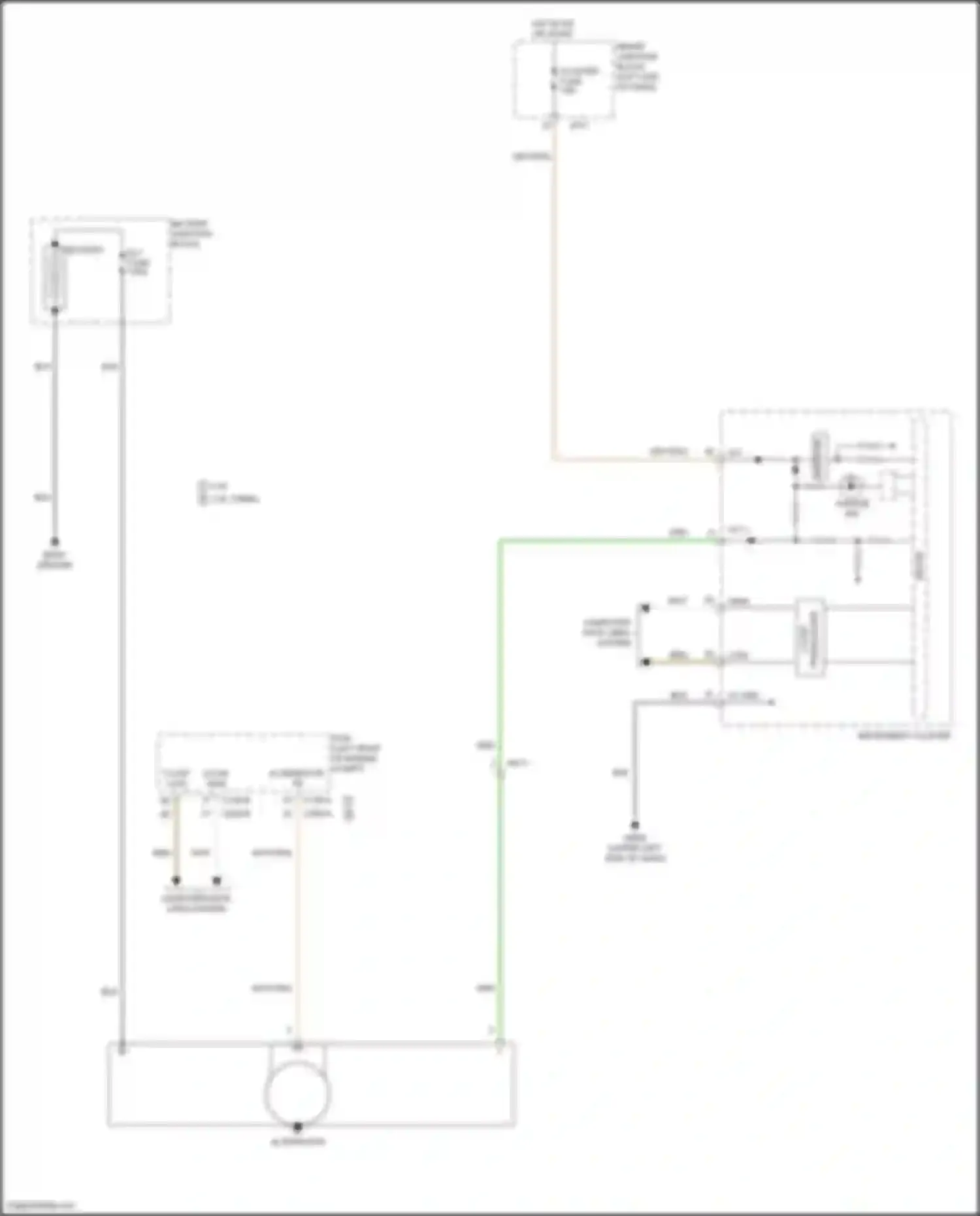 Sportage Kia V (2021-2024): Charging circuit
