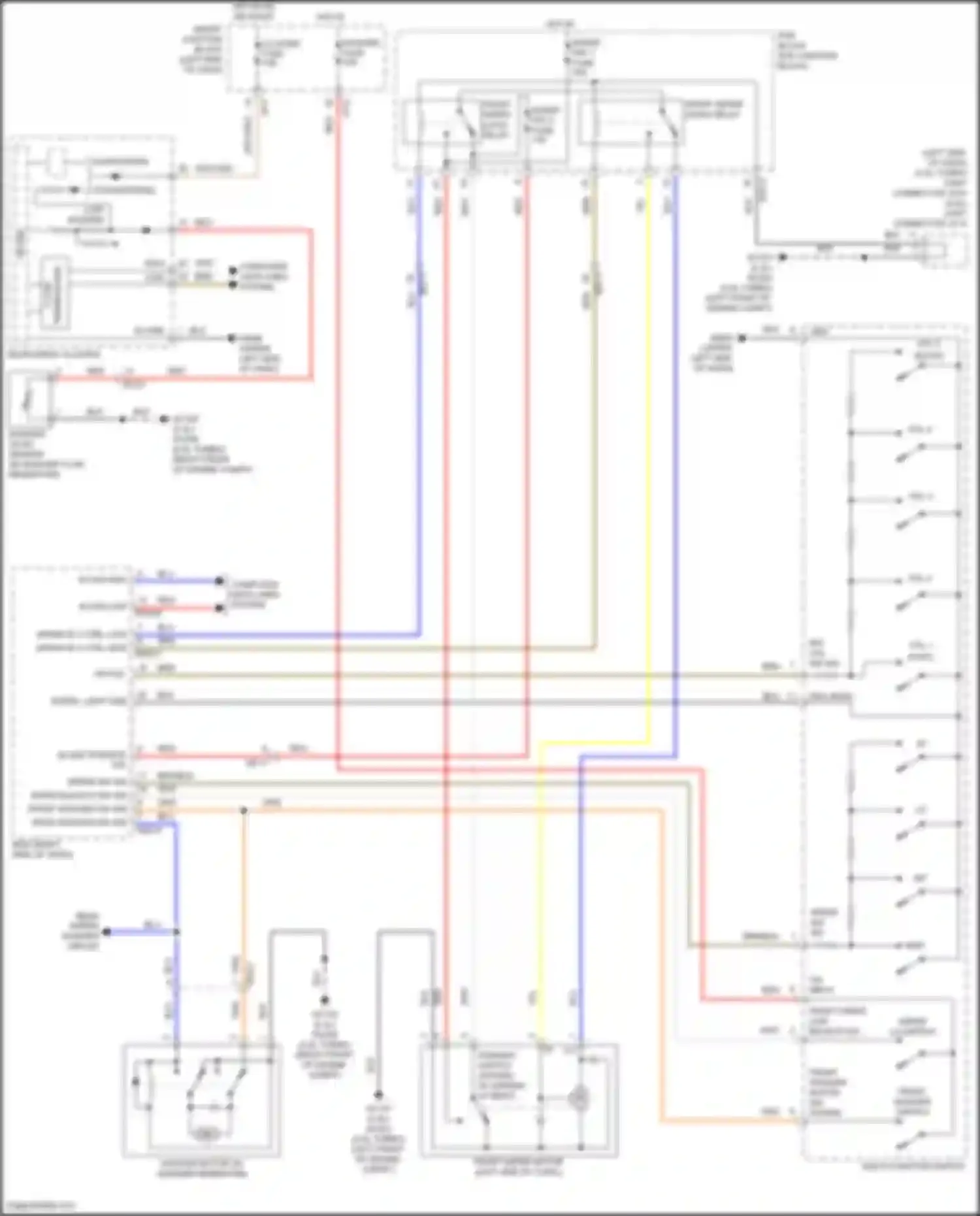 Sportage Kia V (2021-2024): Front wiper/washer circuit