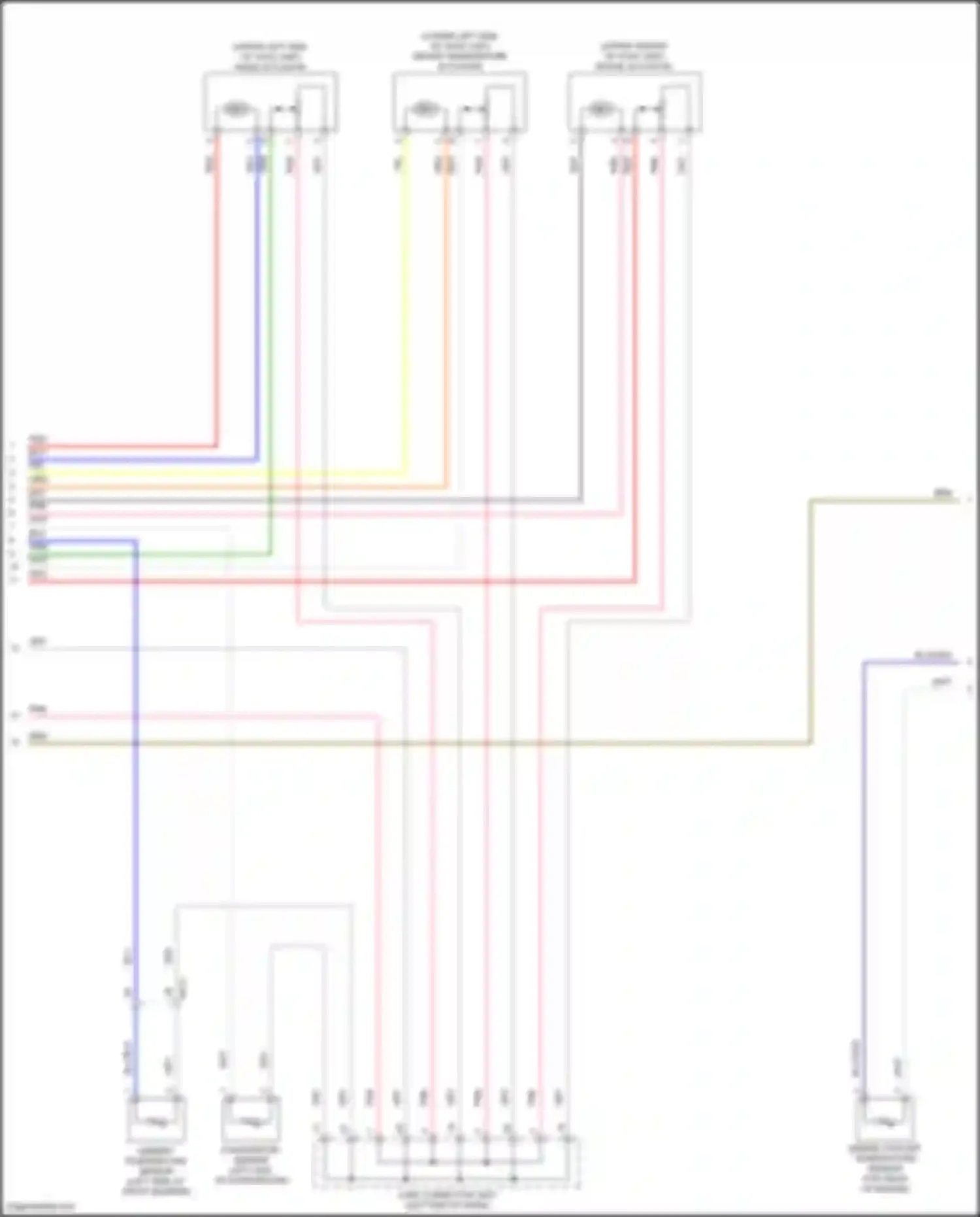 Wiring diagram ambient temperature sensor for Kia Sportage V (2021-2024) (2 of 2)