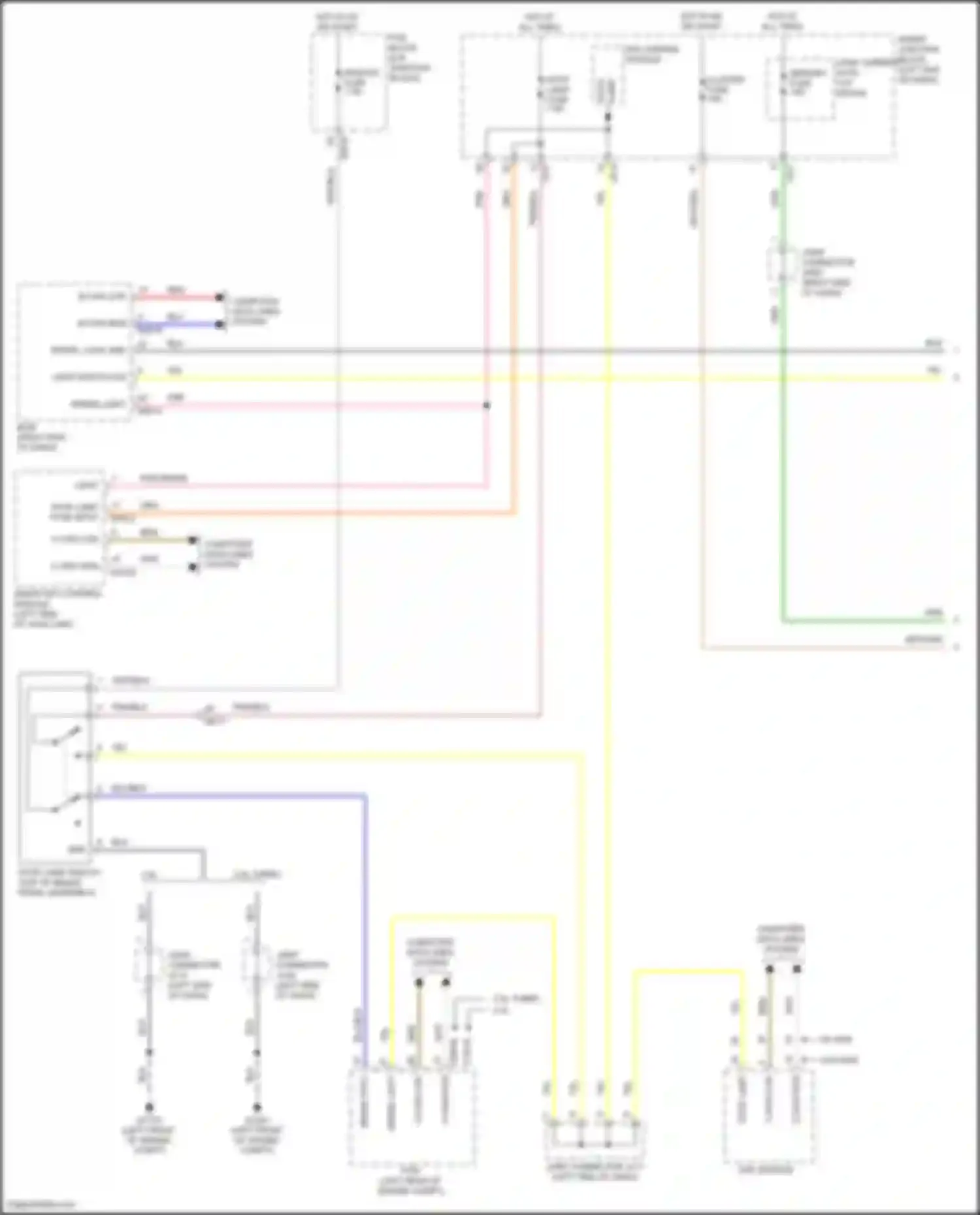 Wiring diagram computer data lines system for Kia Sportage V (2021-2024) (2 of 72)
