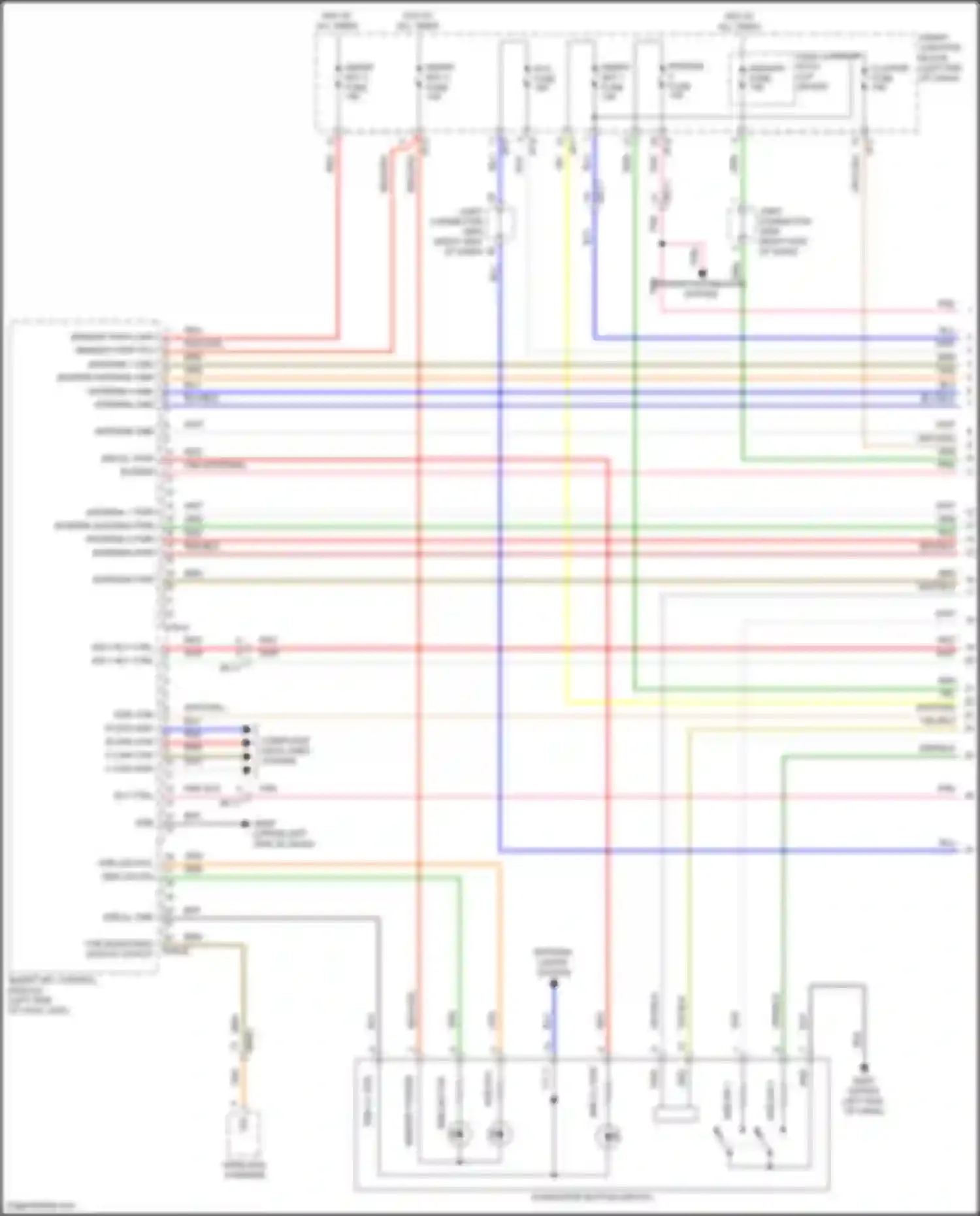 Wiring diagram computer data lines system for Kia Sportage V (2021-2024) (44 of 72)
