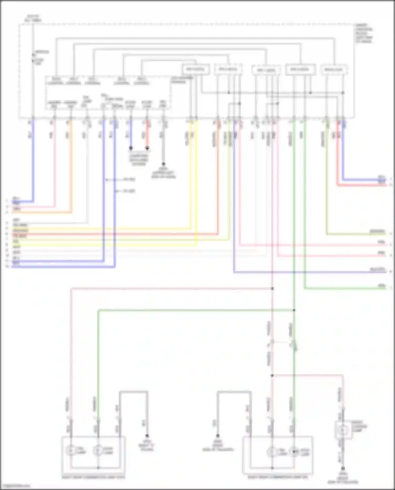 Wiring diagram computer data lines system for Kia Sportage V (2021-2024) (3 of 72)