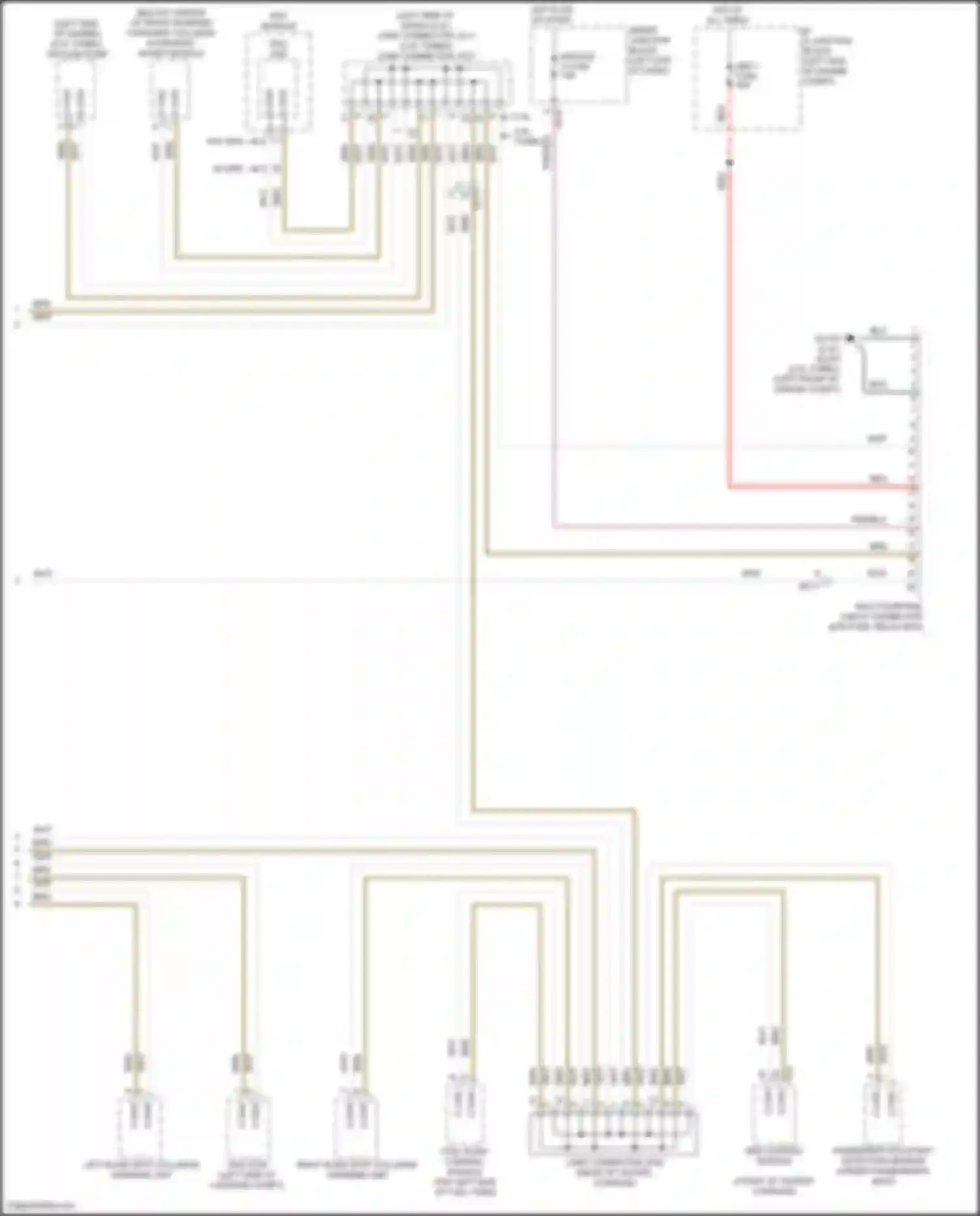 Wiring diagram forward collision avoidance assist module for Kia Sportage V (2021-2024) (2 of 7)