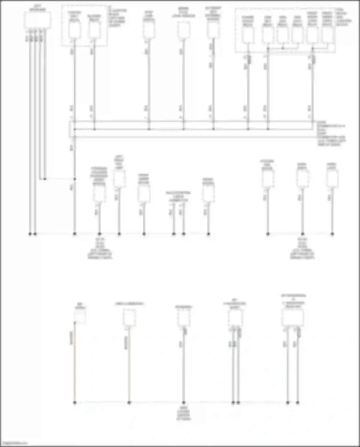 Wiring diagram forward collision avoidance assist module for Kia Sportage V (2021-2024) (4 of 7)