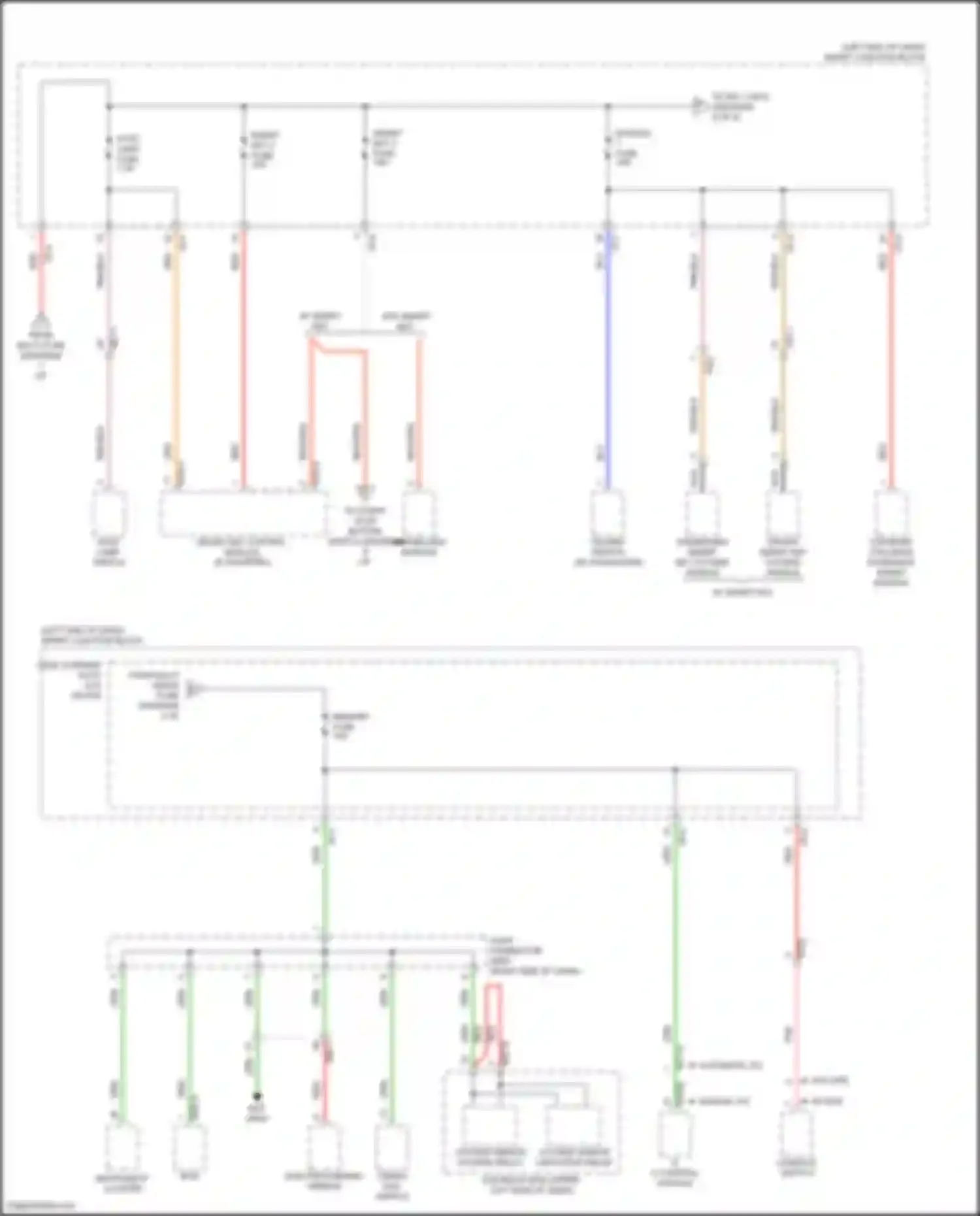 Wiring diagram forward collision avoidance assist module for Kia Sportage V (2021-2024) (6 of 7)