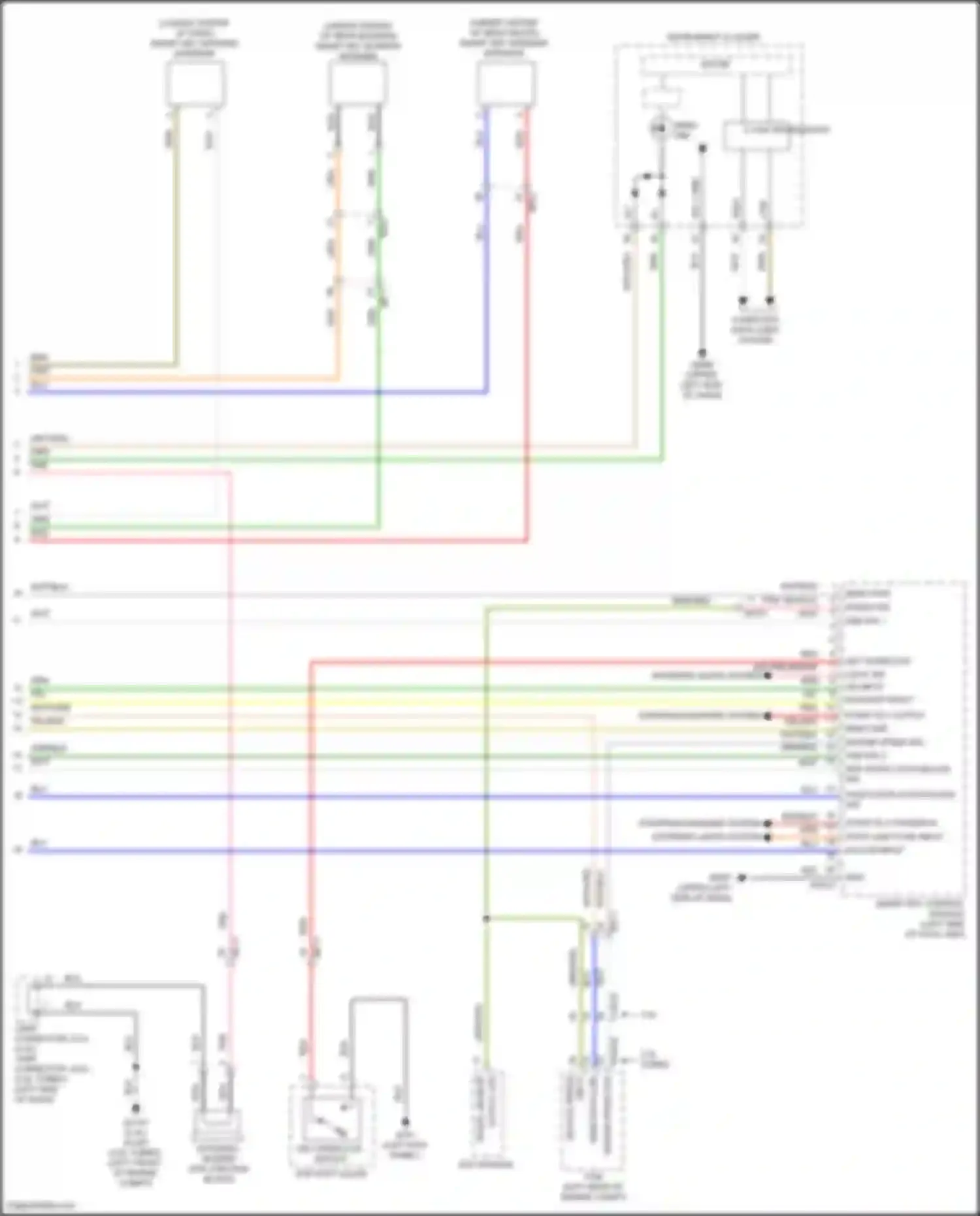 Wiring diagram key interlock sw pnk brake light sw on input for Kia Sportage V (2021-2024) (1 of 1)