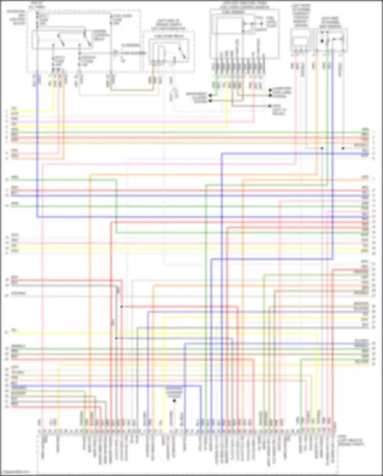 Wiring diagram map sensor for Kia Sportage V (2021-2024) (2 of 2)