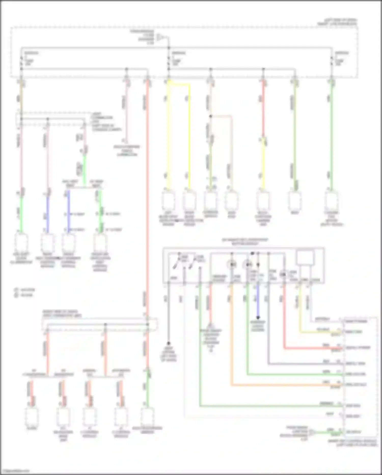 Wiring diagram module 2 fuse for Kia Sportage V (2021-2024) (3 of 5)