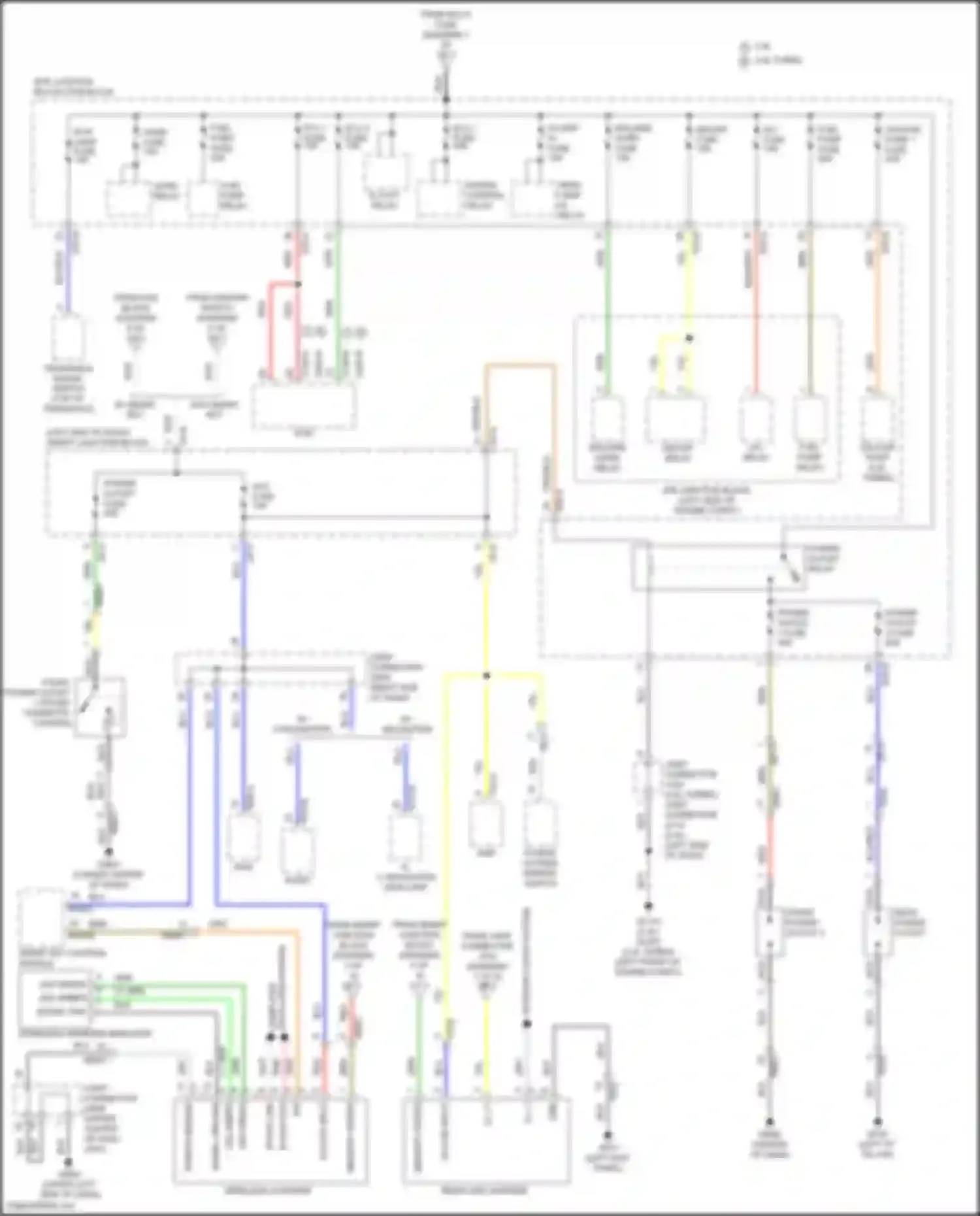 Wiring diagram smart key control module for Kia Sportage V (2021-2024) (8 of 17)