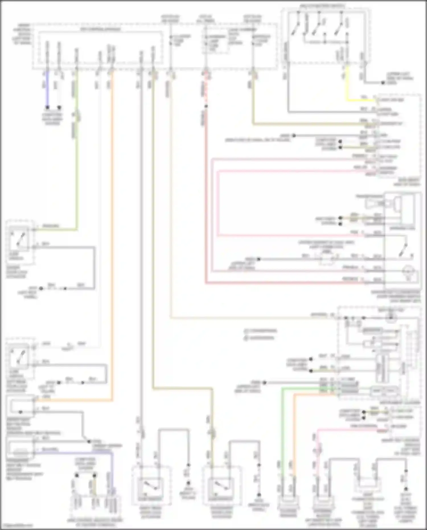 Wiring diagram smart key control module for Kia Sportage V (2021-2024) (11 of 17)