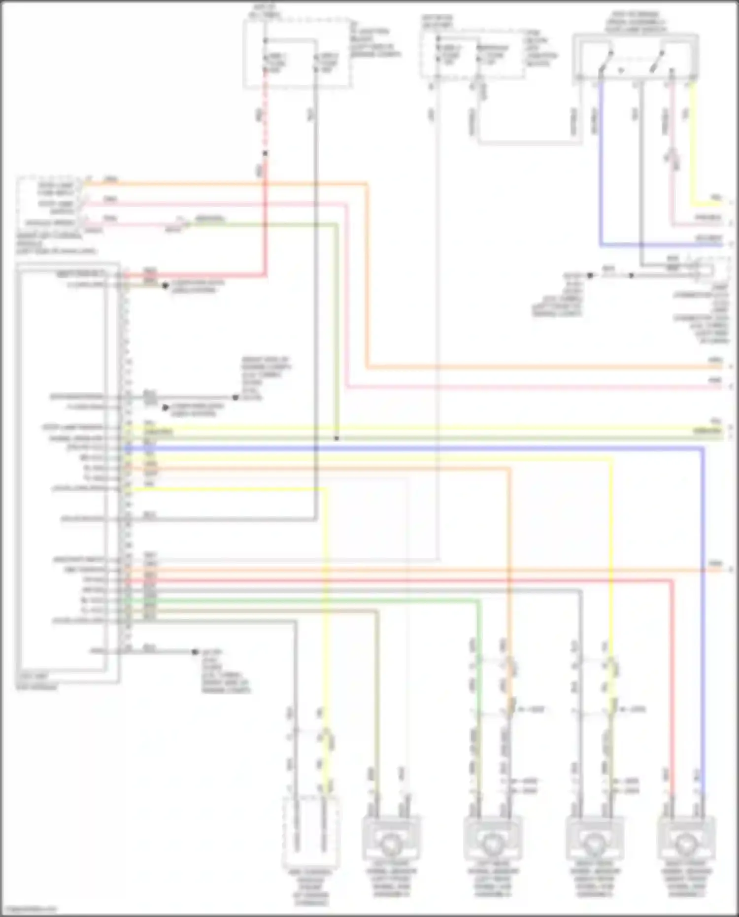 Wiring diagram stop lamp fuse input for Kia Sportage V (2021-2024) (1 of 3)