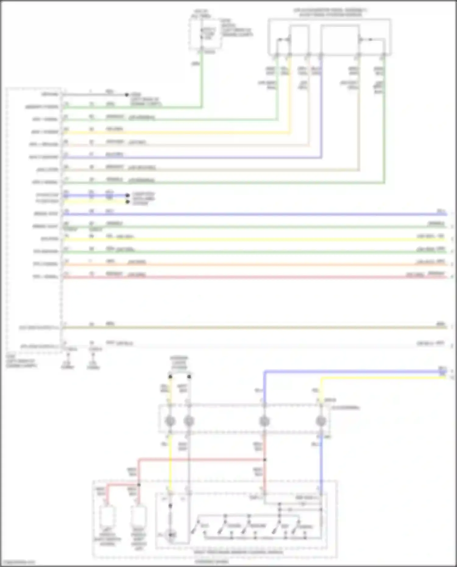 Stinger Kia I facelift (2020-2024): Cruise control circuit (1 of 3)