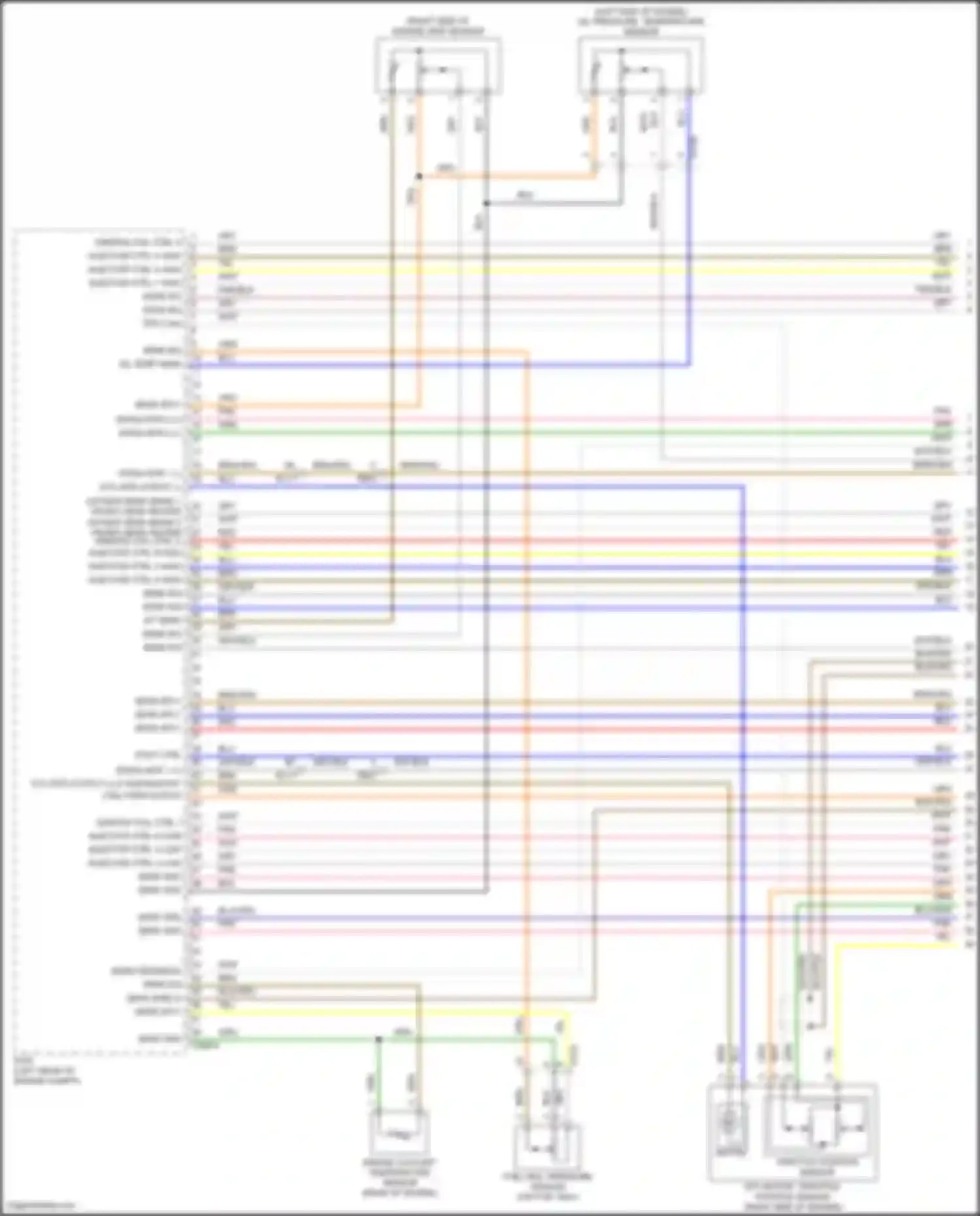 Stinger Kia I facelift (2020-2024): Wiring diagram engine performance 3.3l turbo (1 of 9)