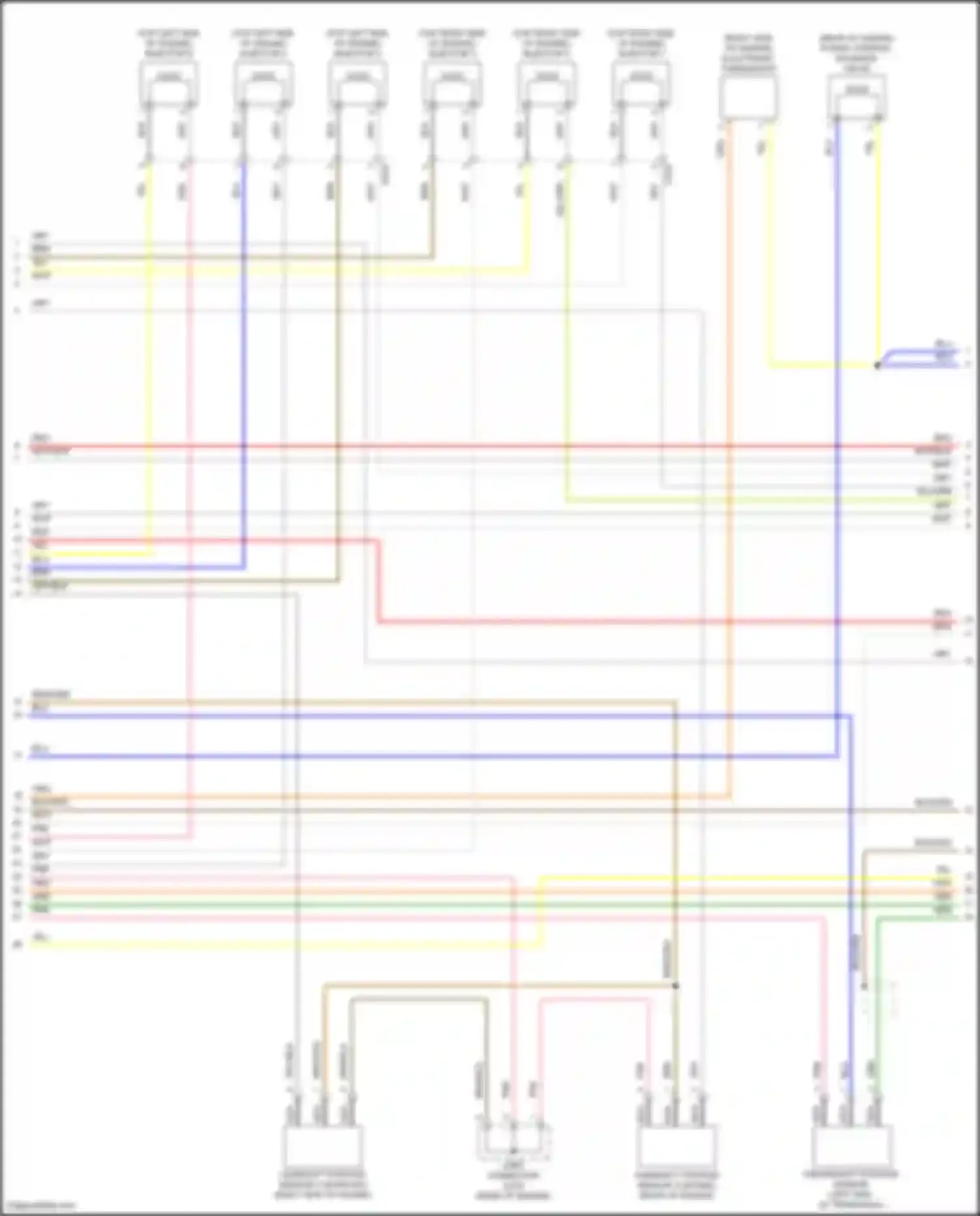 Stinger Kia I facelift (2020-2024): Wiring diagram engine performance 3.3l turbo (3 of 9)