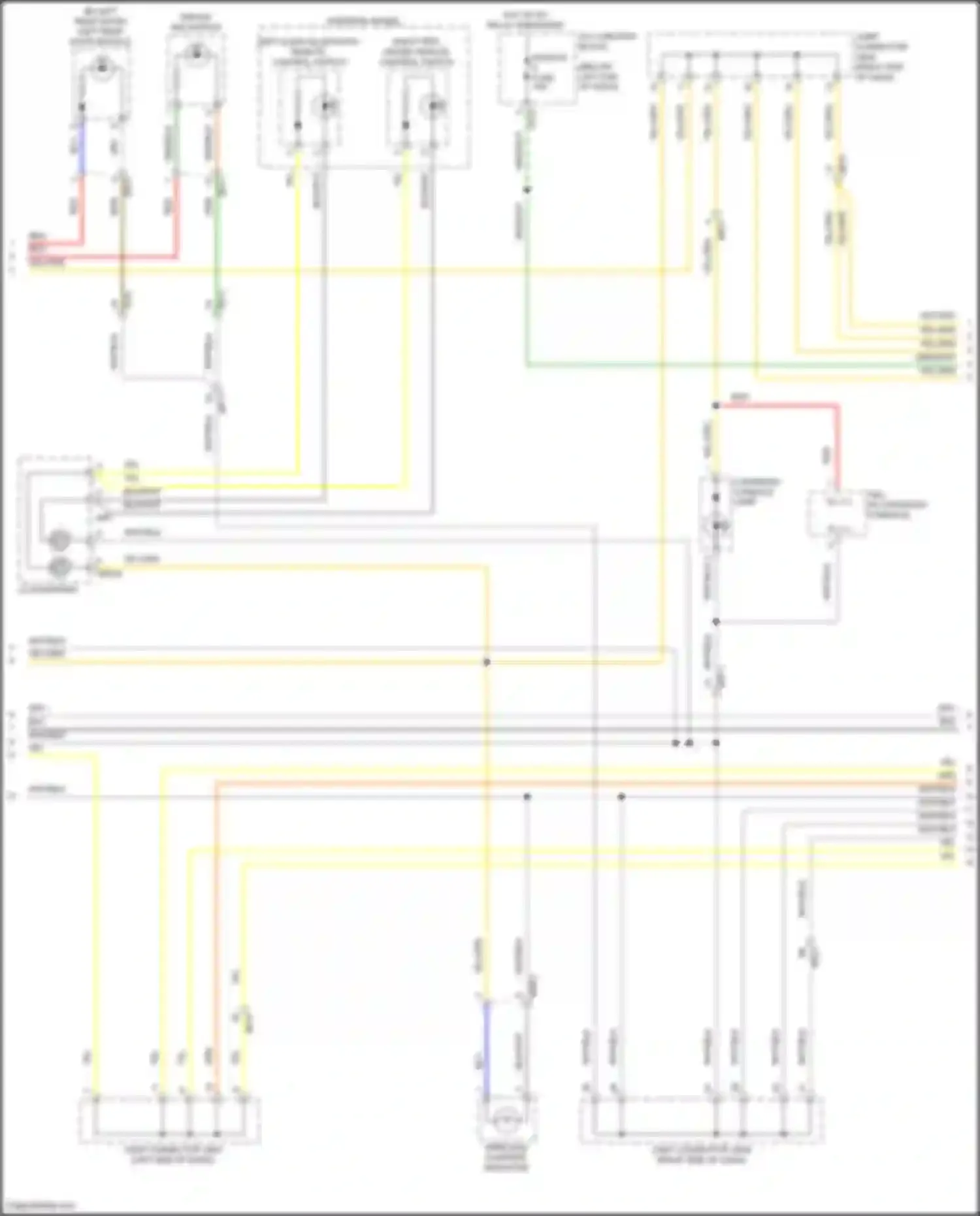 Stinger Kia I facelift (2020-2024): Instrument illumination circuit (2 of 3)