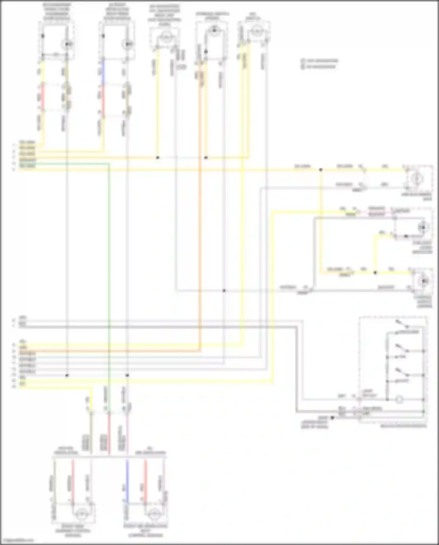Stinger Kia I facelift (2020-2024): Instrument illumination circuit (3 of 3)