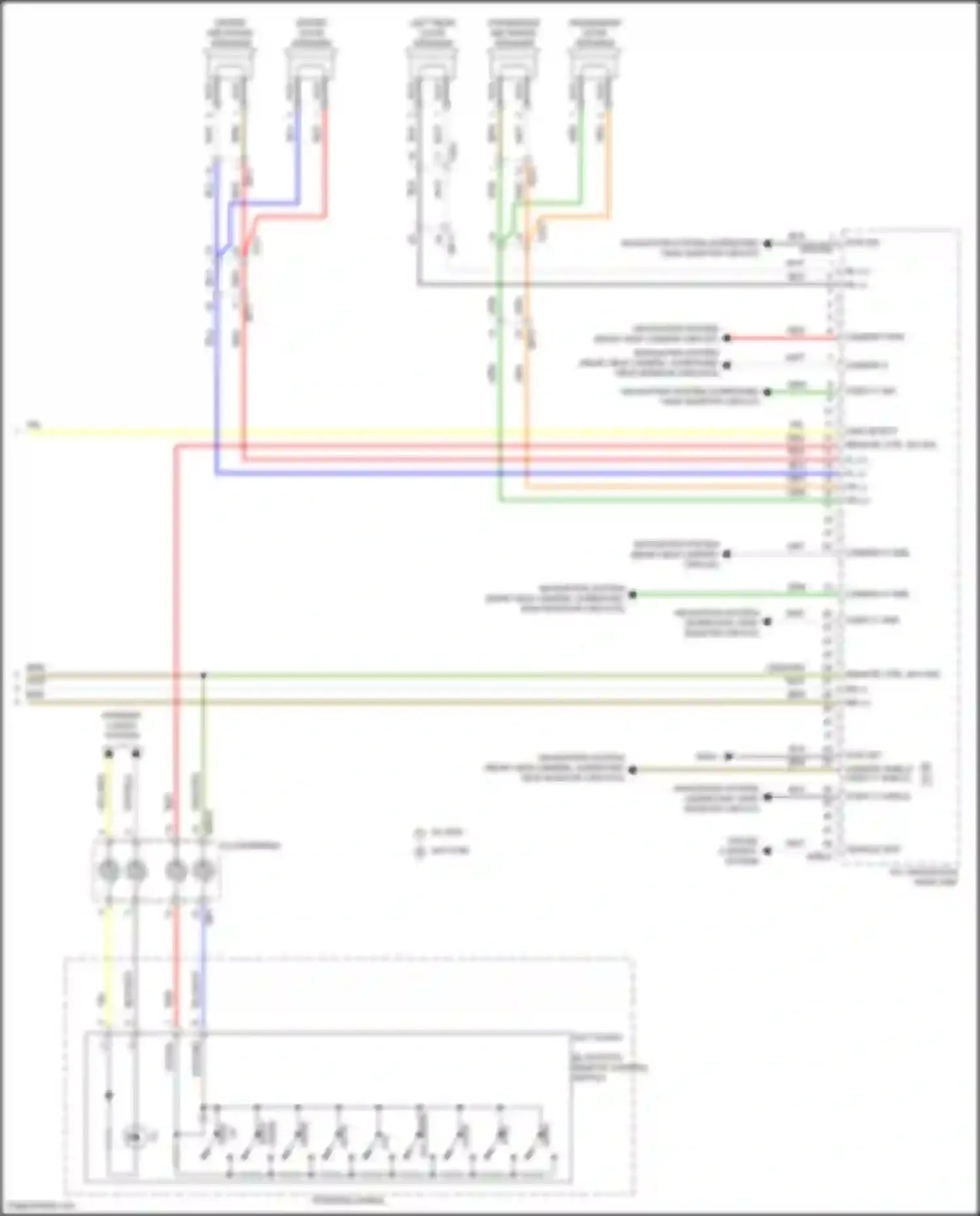 Stinger Kia I facelift (2020-2024): Navigation circuit, w/o amplifier (4 of 4)