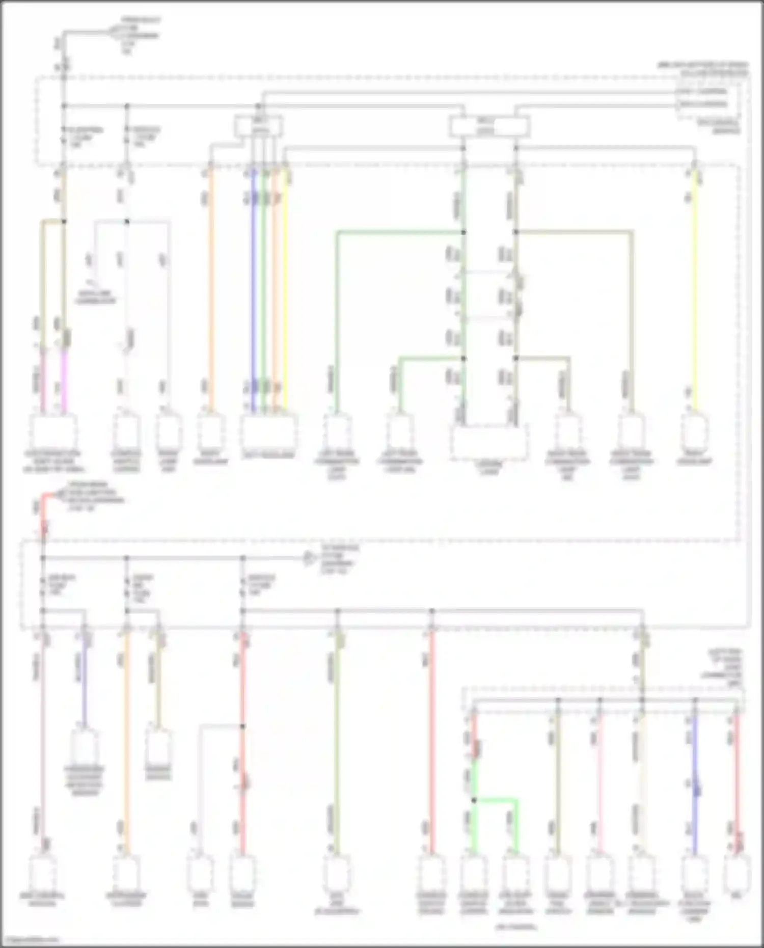 Stinger Kia I facelift (2020-2024): Power distribution circuit (4 of 10)