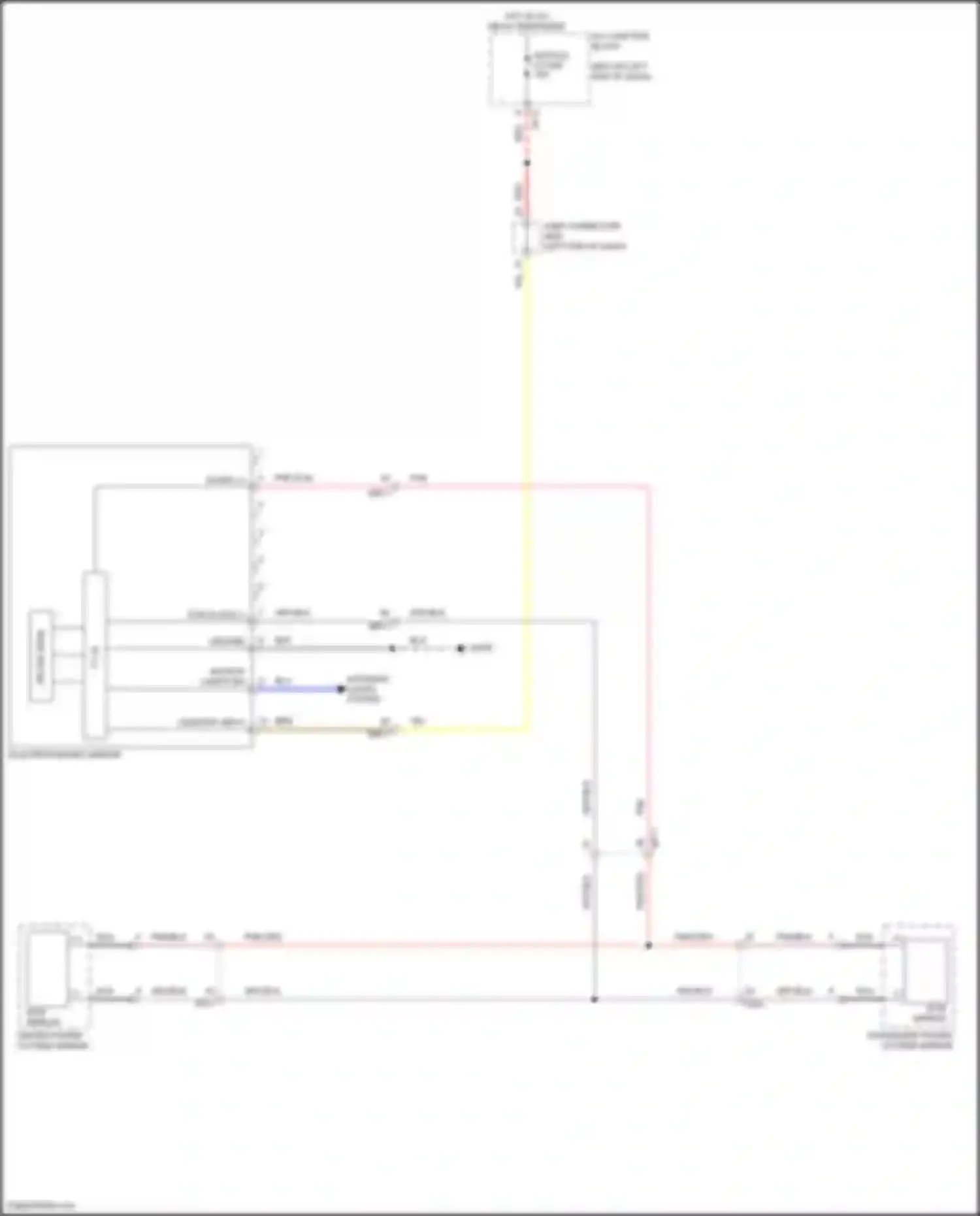 Stinger Kia I facelift (2020-2024): Electrochromic mirror circuit