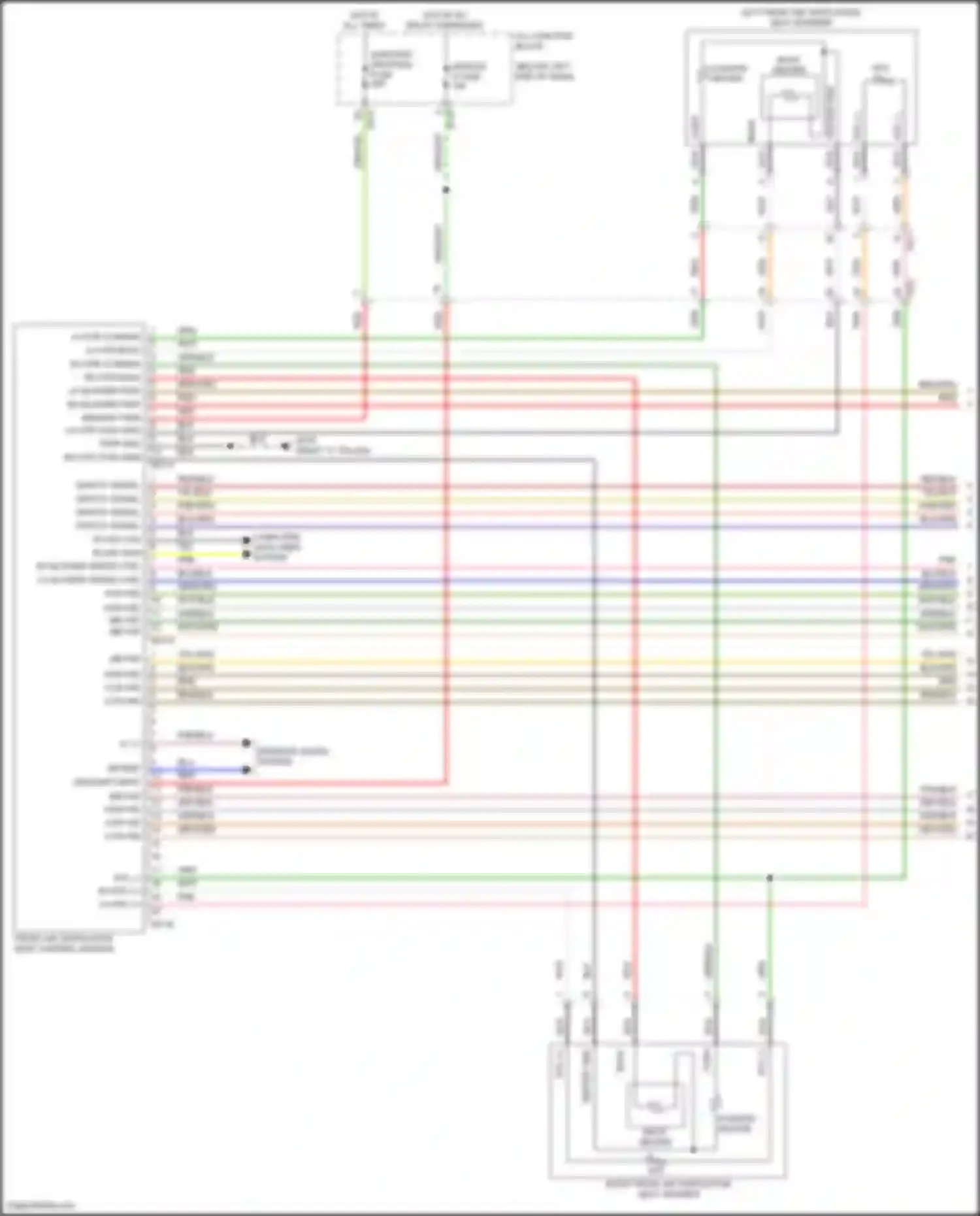 Stinger Kia I facelift (2020-2024): Seat ventilation circuit (1 of 2)